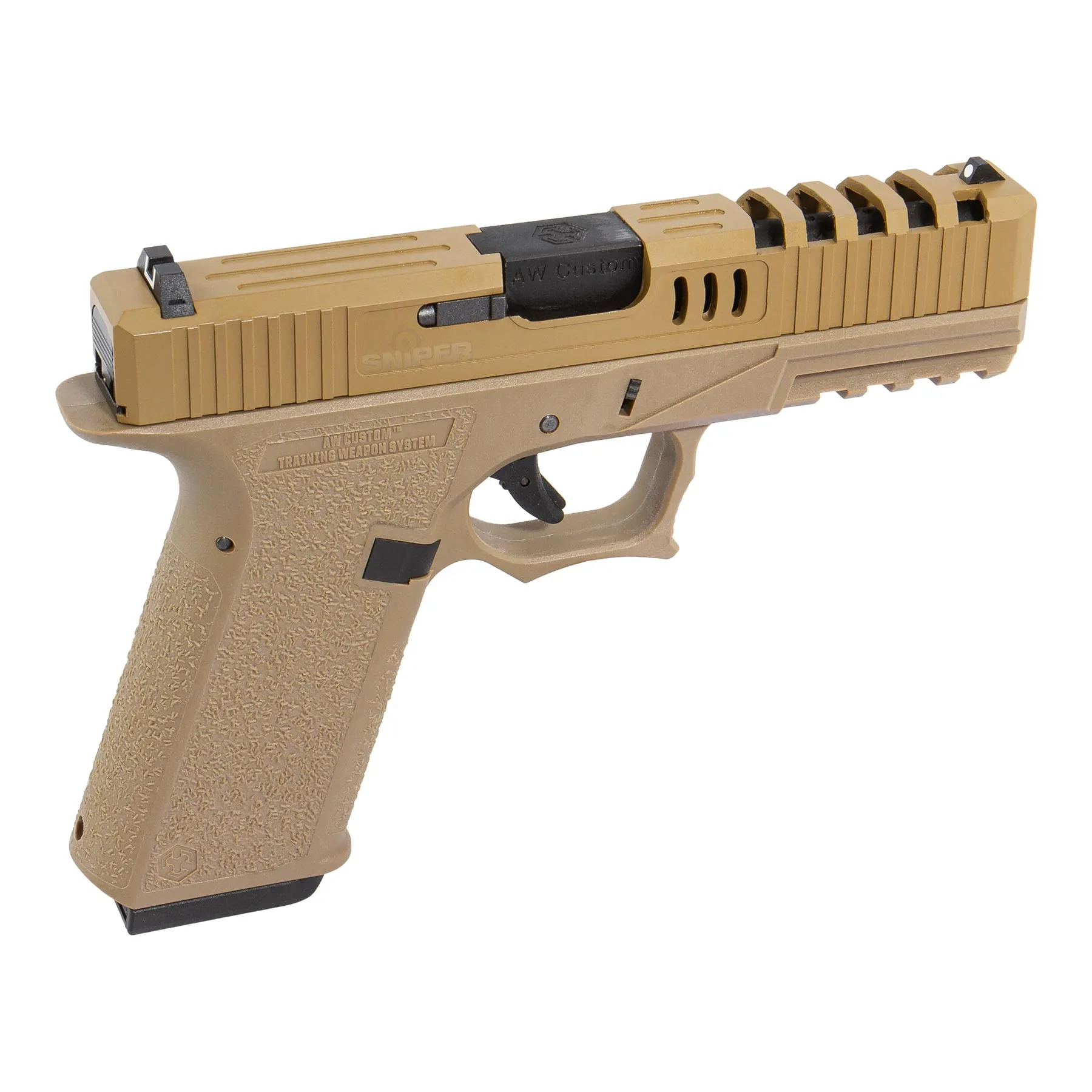 AW Custom VX7 Mod.2 GBB Softair Pistole, FDE