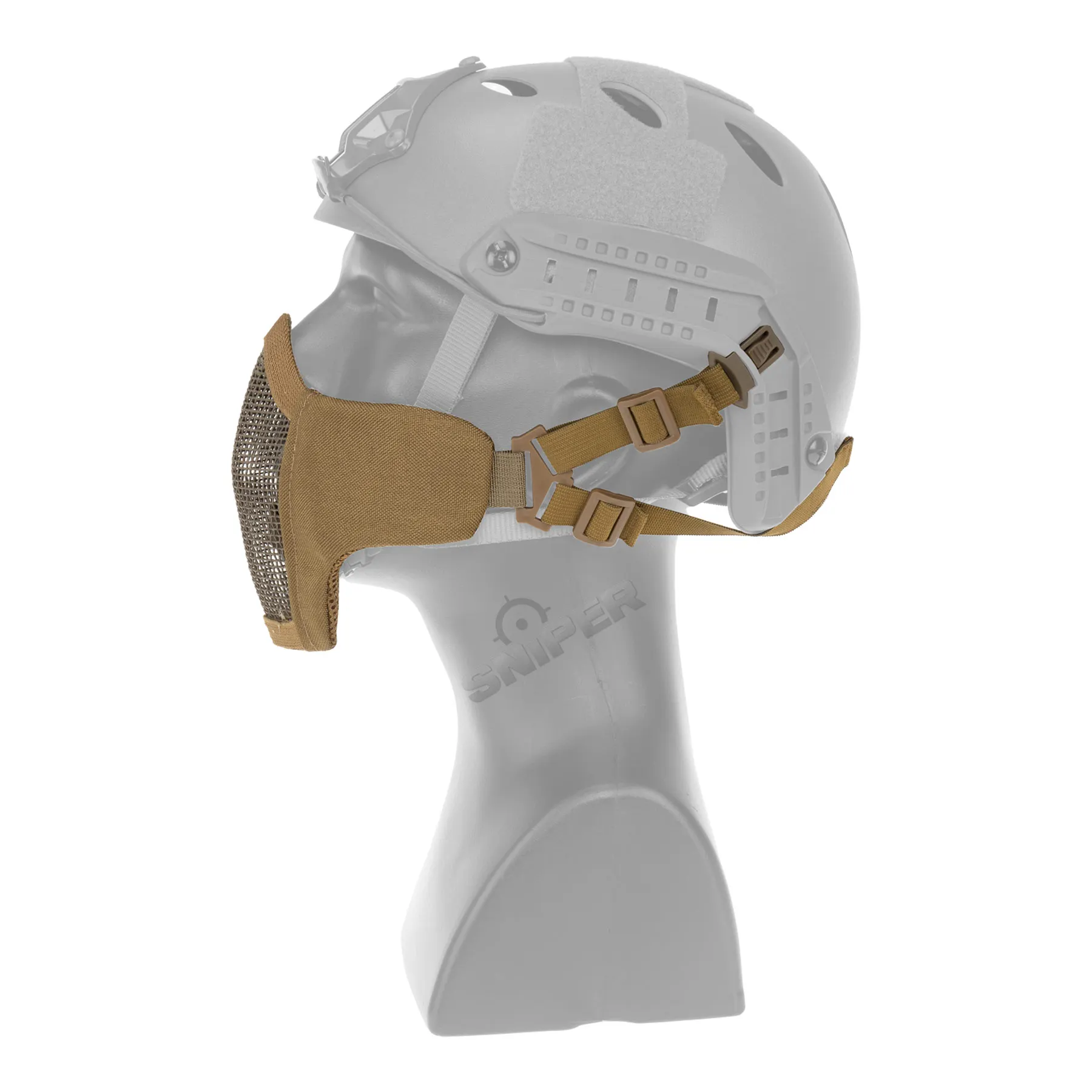 Reapo Mesh Face Mask, Tan