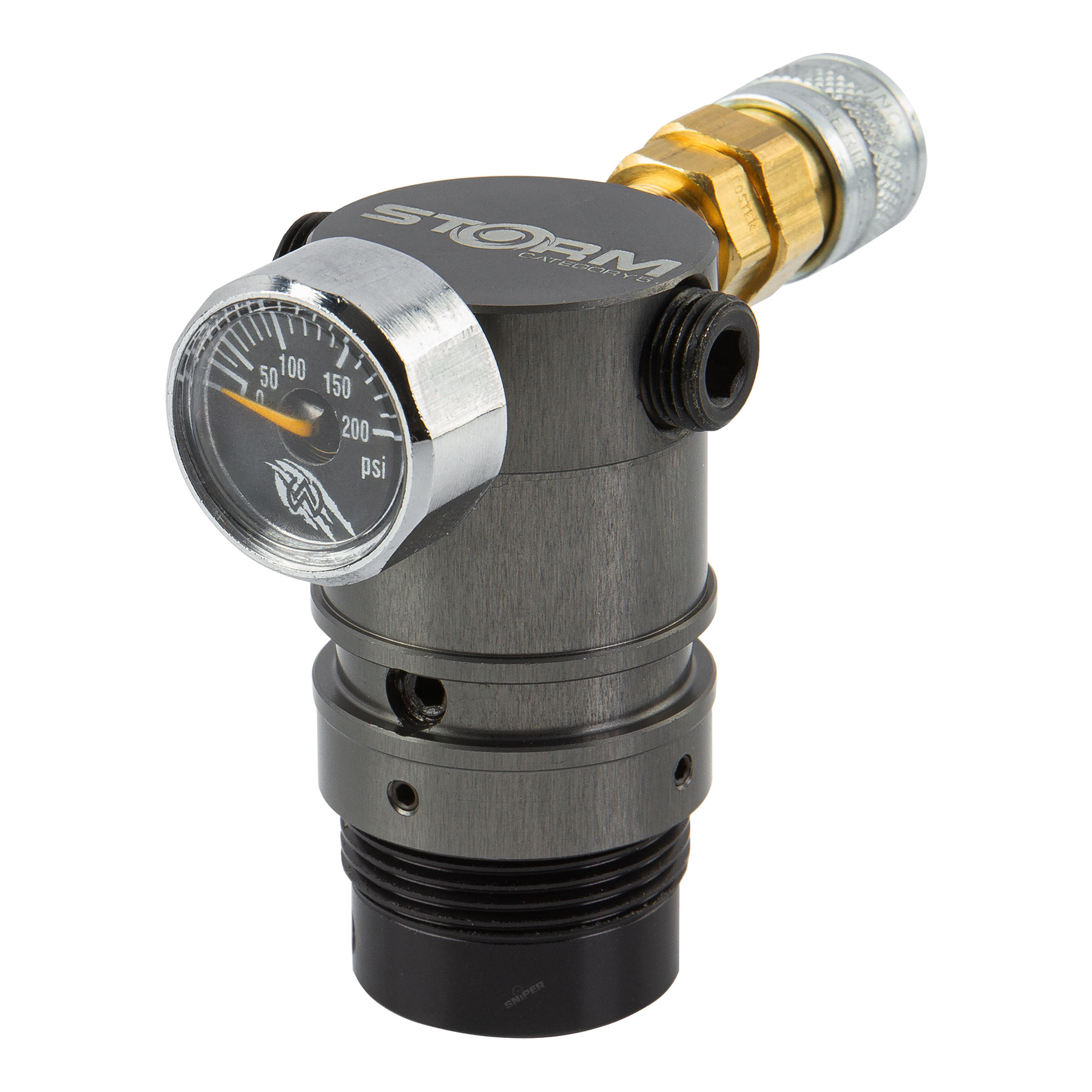 Storm Regulator Category 5 On Tank, Black
