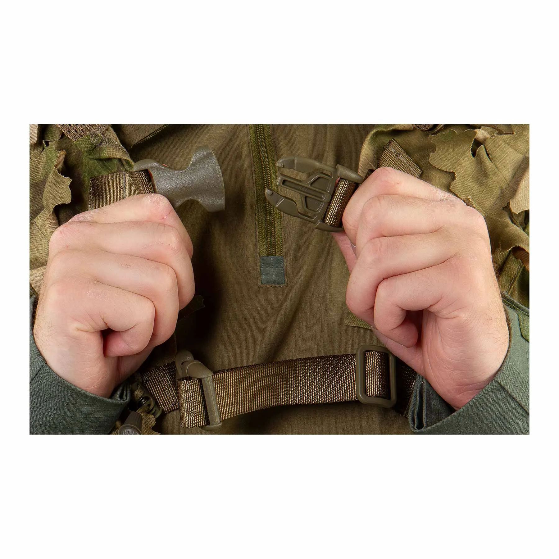 Invader Ghillie Base Leaf, Everglade Invader Ghillie Base Leaf, Everglade