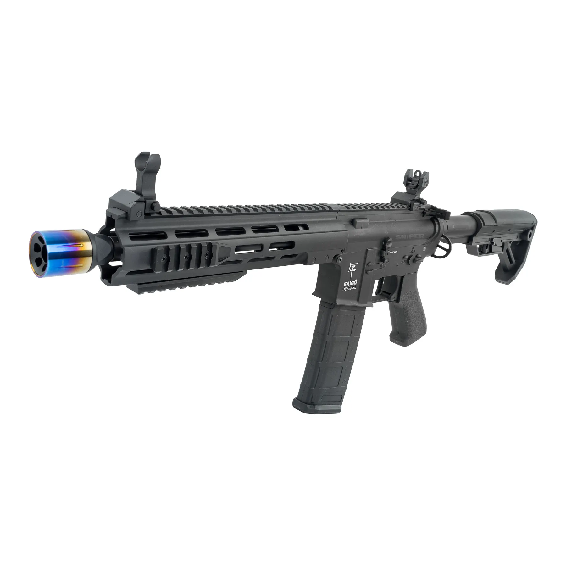 Saigo Defense Bushido Gi ETU M4 (S)AEG, Black Saigo Defense Bushido Gi ETU M4 (S)AEG, Black