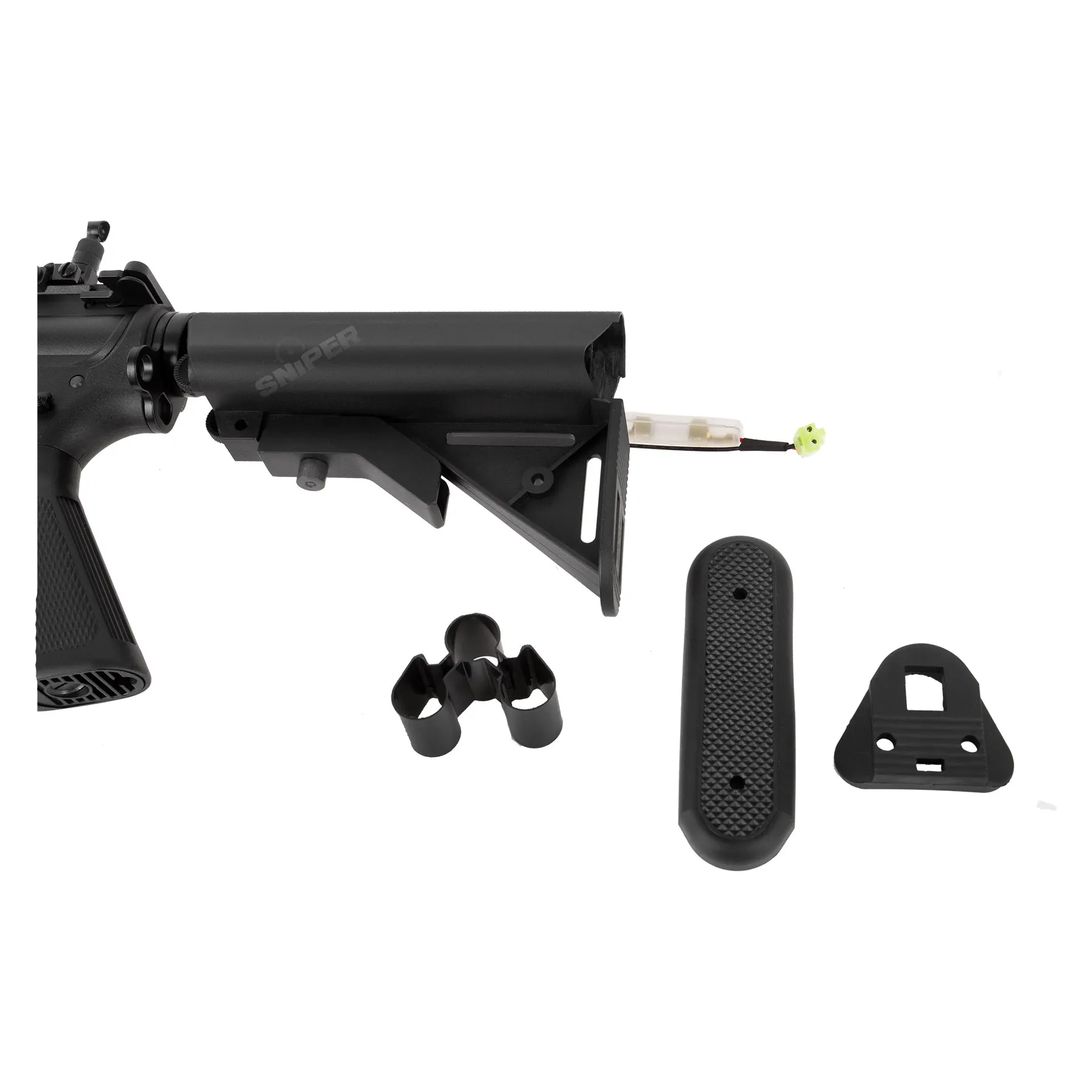 CM15 KR Carbine 10" 0,5J Softair Gewehr, Black