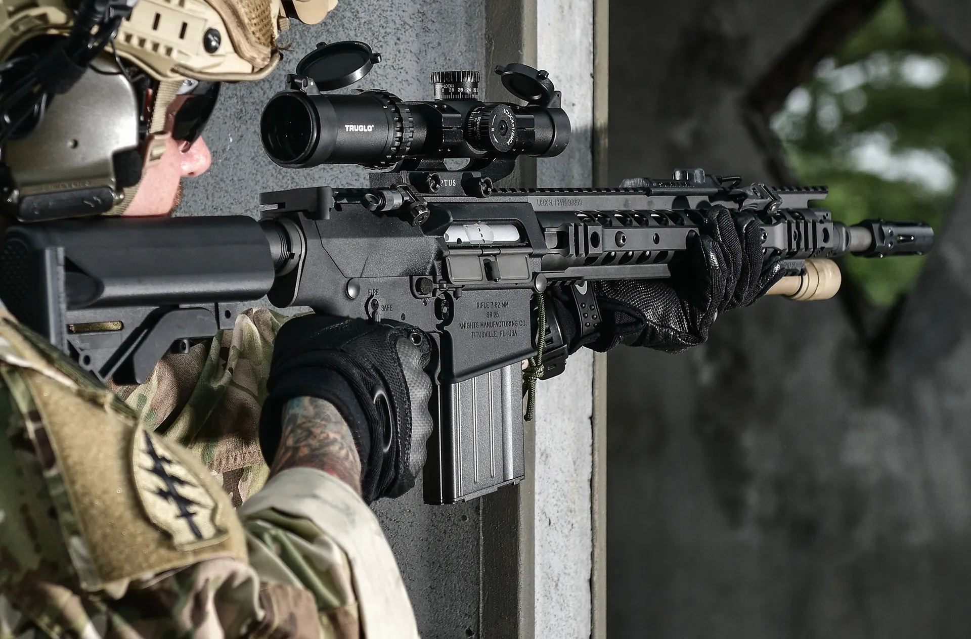 VFC KAC SR-25 ECC GBB Softair Gewehr, Black VFC KAC SR-25 ECC GBB Softair Gewehr, Black