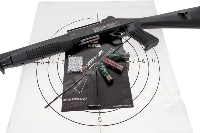 M3 Full Stock Spring Shotgun, Black