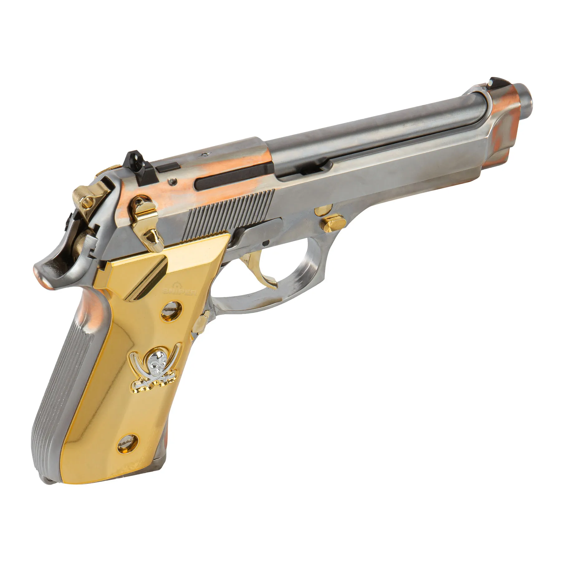 WE M92F Calico Jack Full Metal GBB Softair Pistole