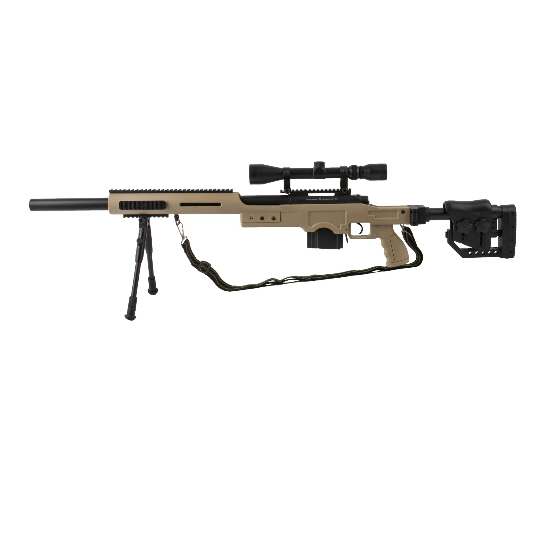 MB4410 Sniper Rifle Full Set, Tan