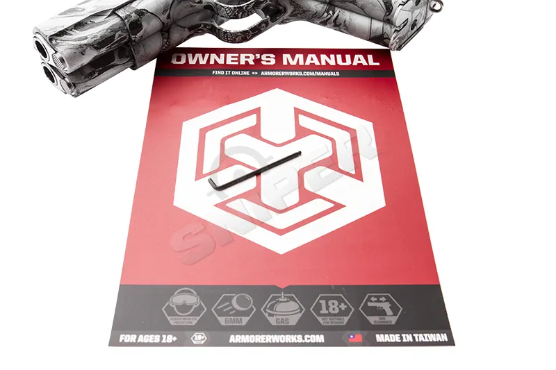 MX0100 Double Barrel RE Pistol, GBB