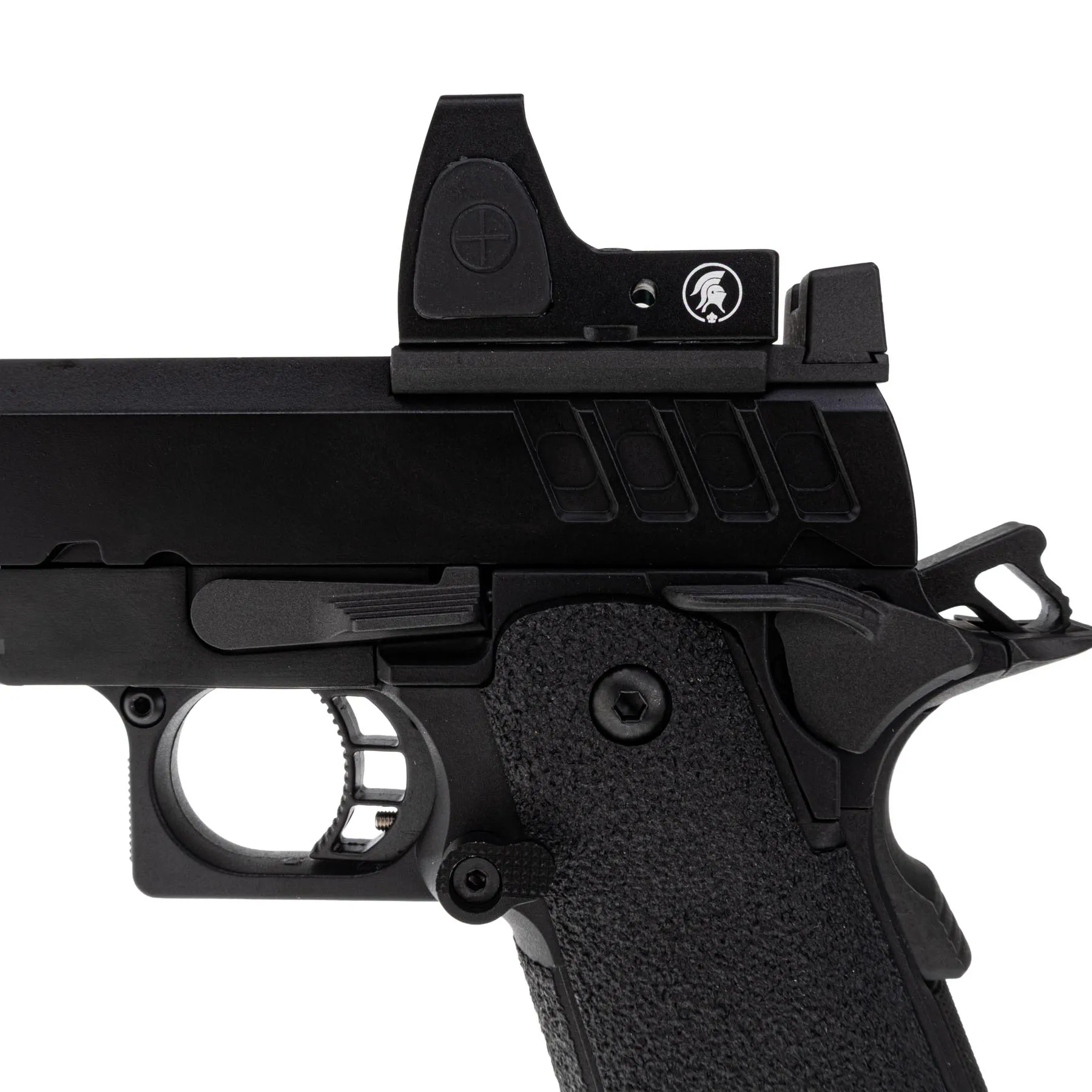 Lancer Tactical Heracles RMR Hi-Capa GBB Softairpistole, Black