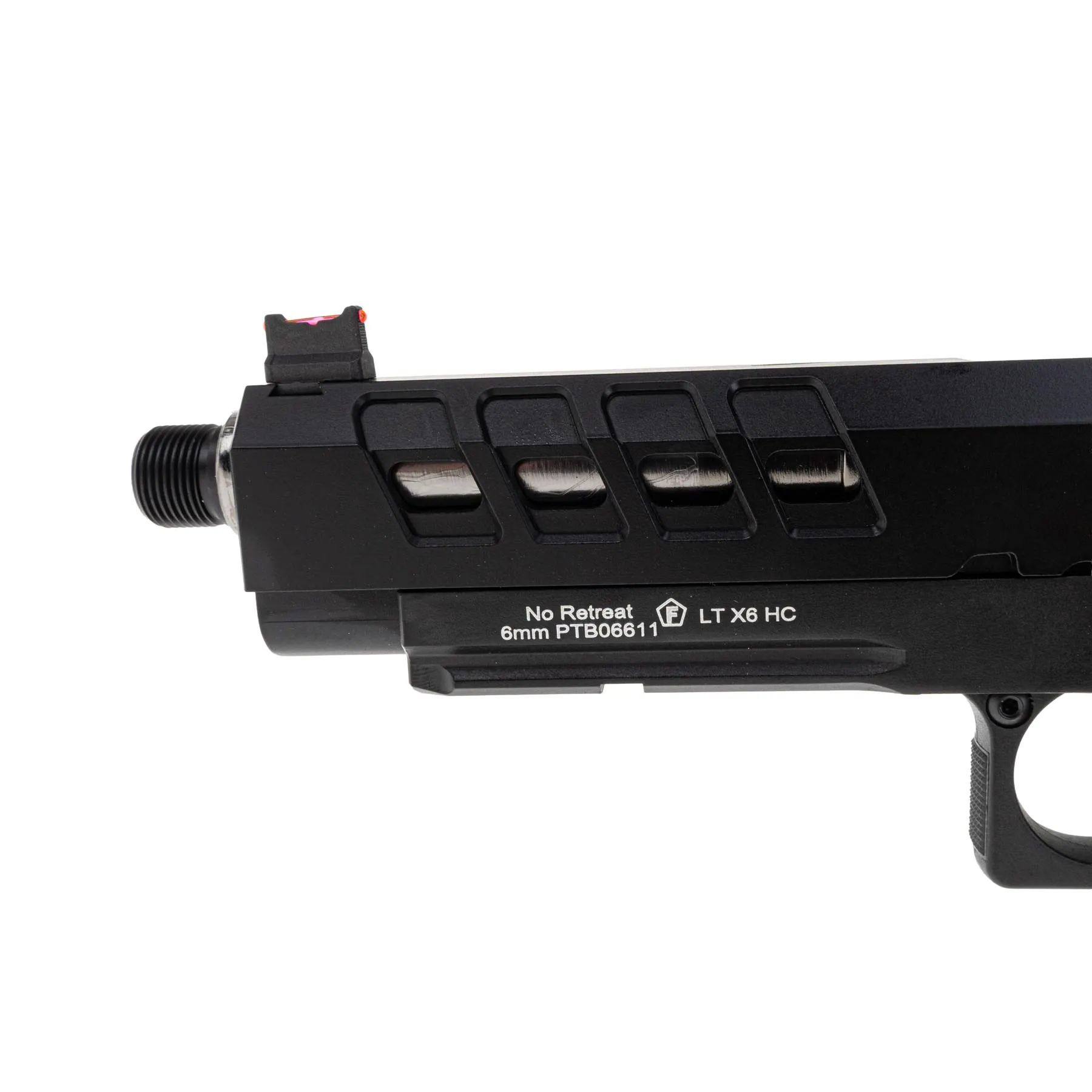 Lancer Tactical Heracles RMR Hi-Capa GBB Softairpistole, Black