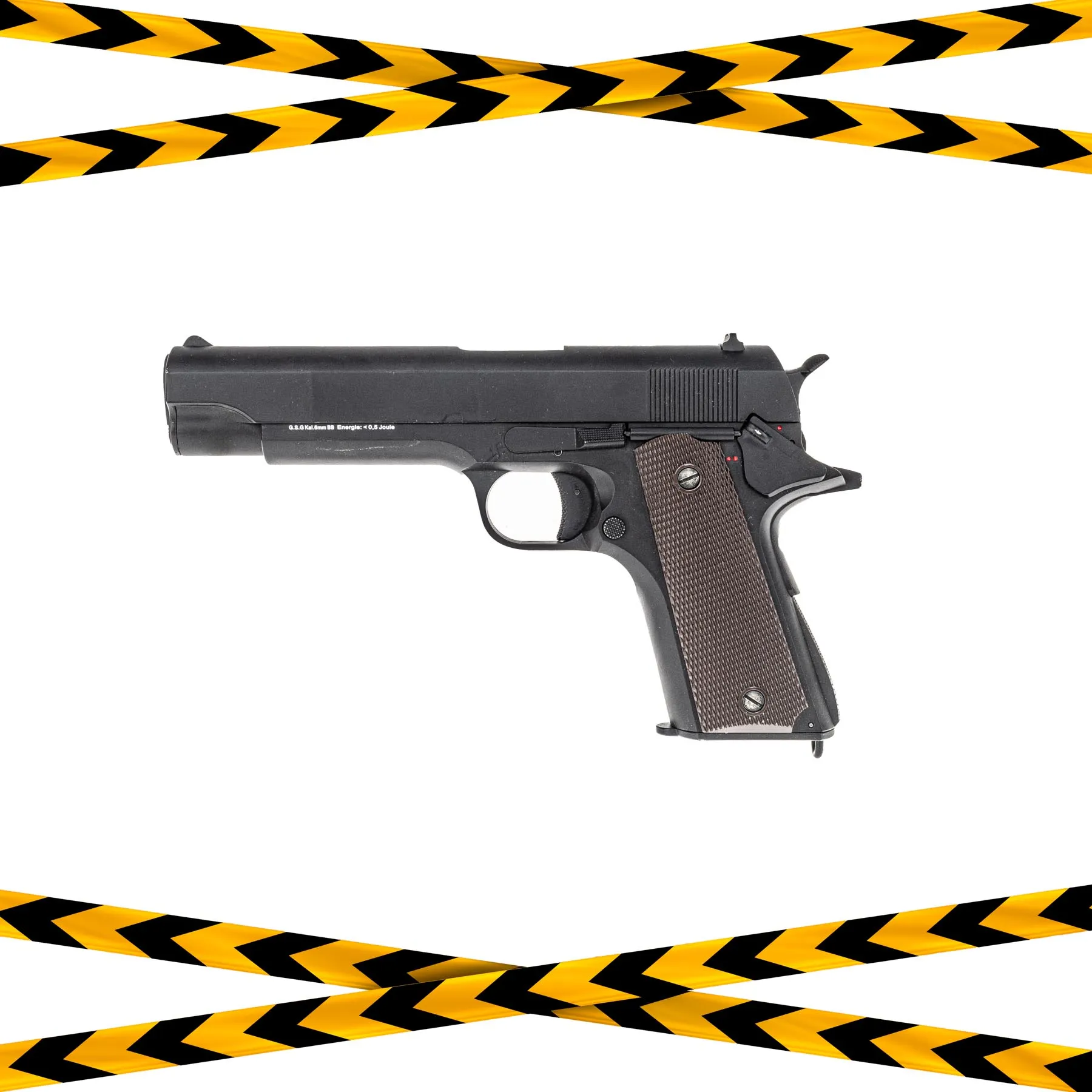 B-Ware CM123 M1911 AEP, < 0,5 Joule, Black B-Ware CM123 M1911 AEP, < 0,5 Joule, Black