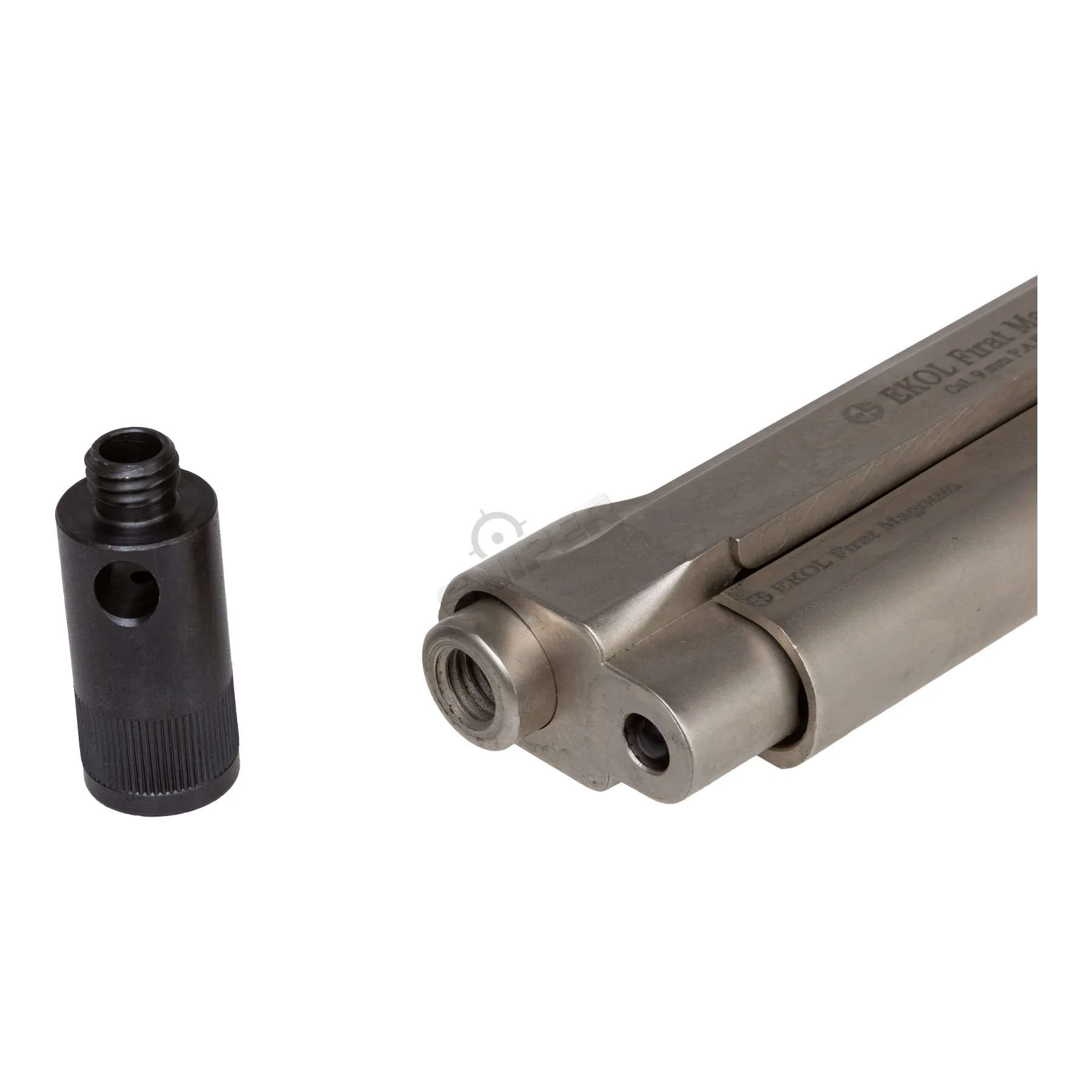 EKOL Firat 9mm P.A.K. Schreckschusspistole, Nickel Silvester Bundle #1 EKOL Firat 9mm P.A.K. Schreckschusspistole, Nickel