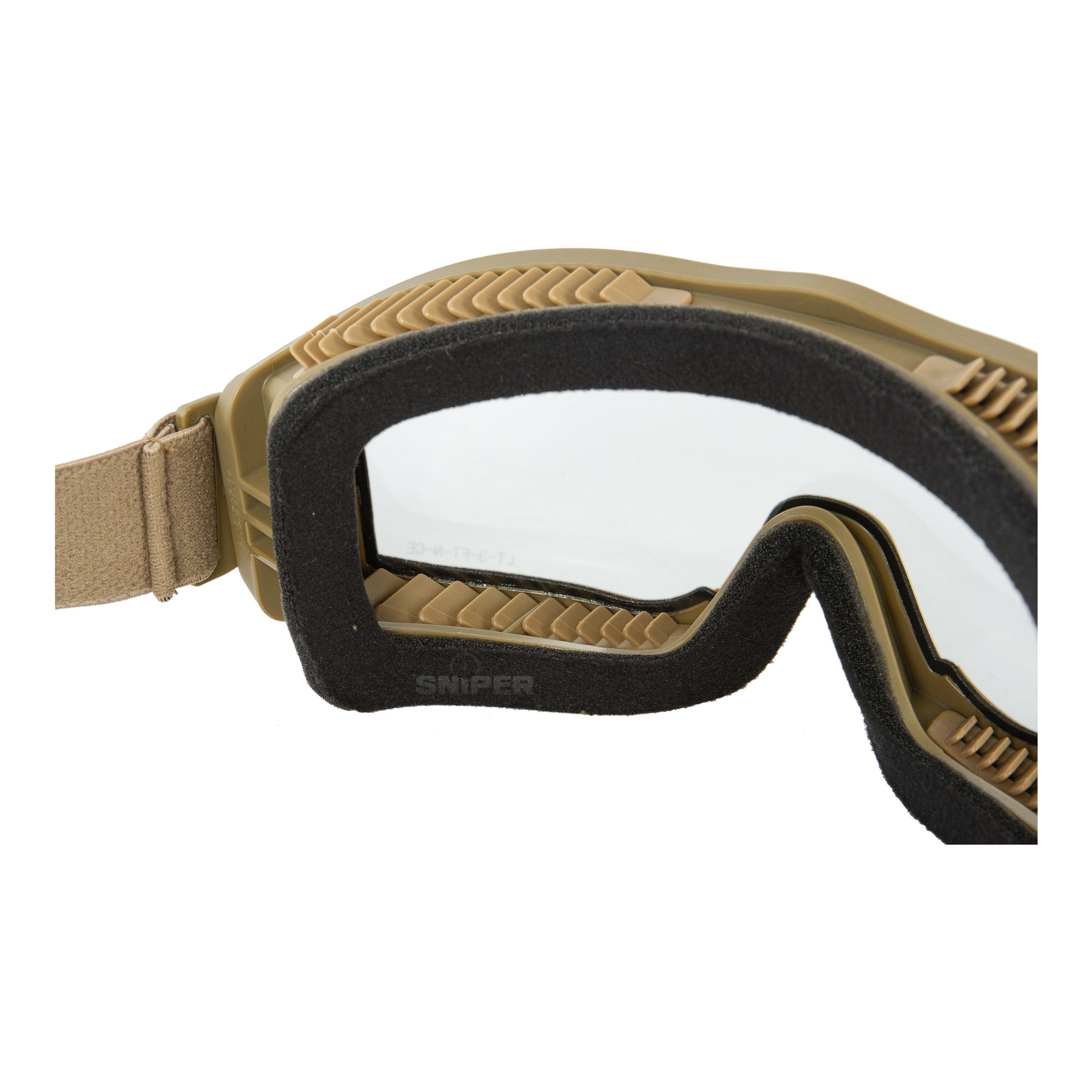 Aero Thermal Series Mask, Tan/Clear