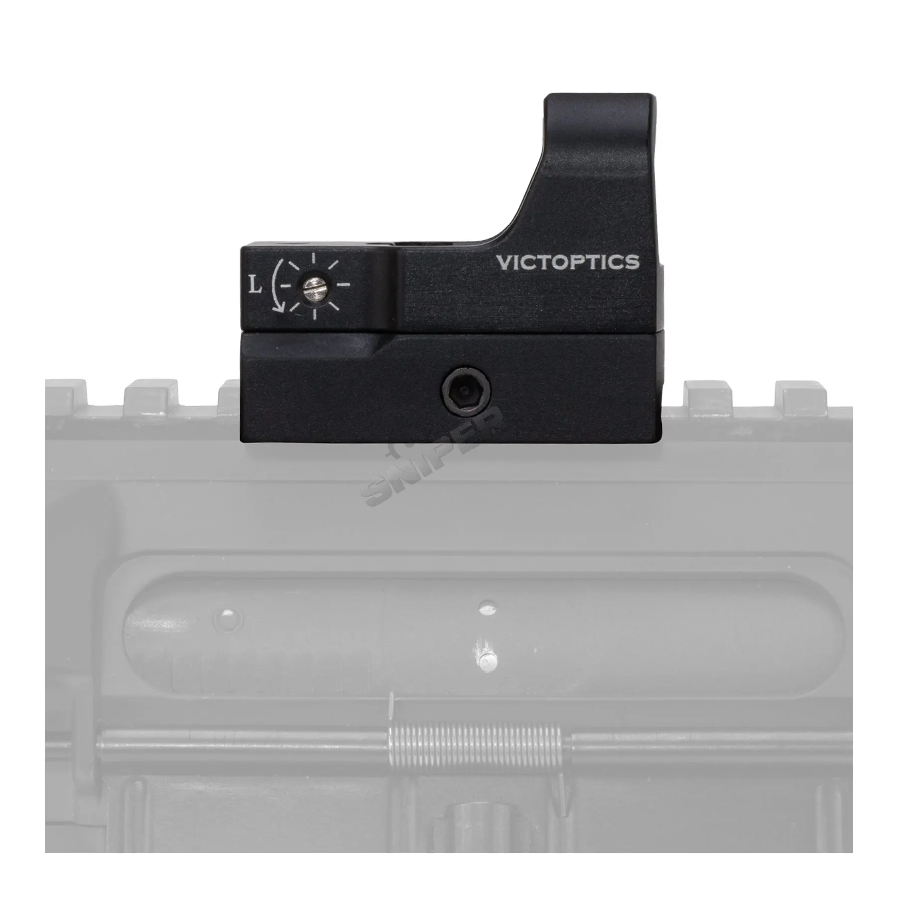 Victoptics RDSL25 V3 1x17x26 Red Dot Visier, Black