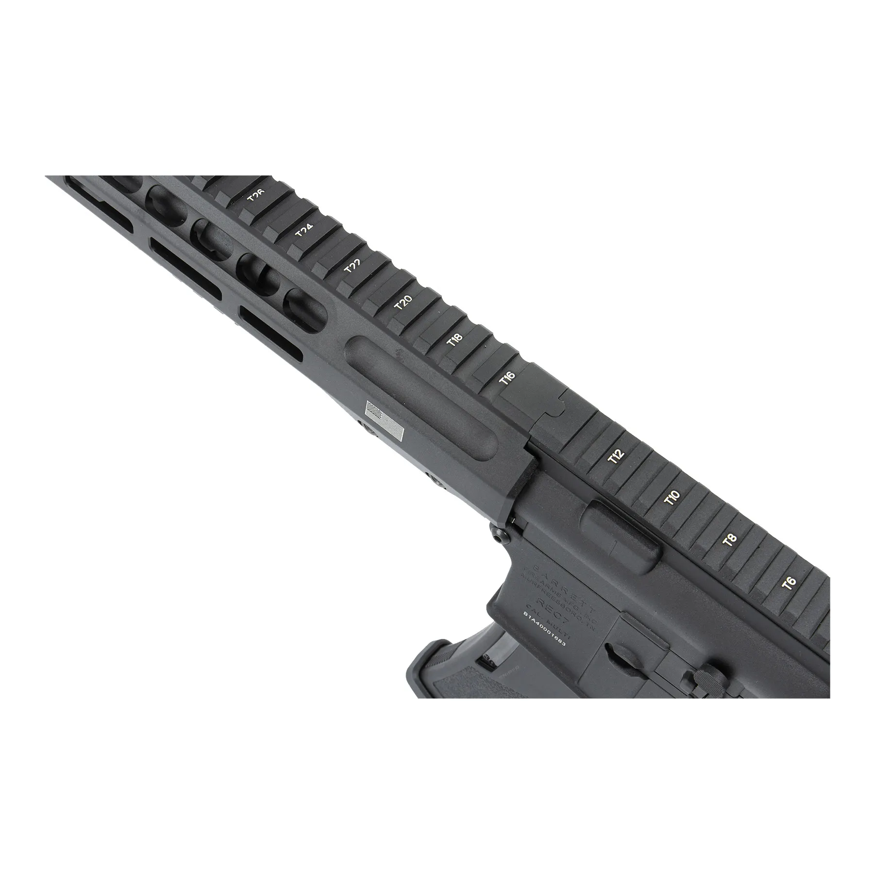 Barrett Firearms REC7 DI AR15 SBR, (S)AEG black Barrett Firearms REC7 DI AR15 SBR, (S)AEG black