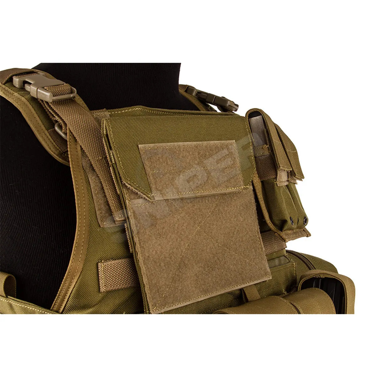 MOLLE Plate Carrier with Pouch Set, Khaki