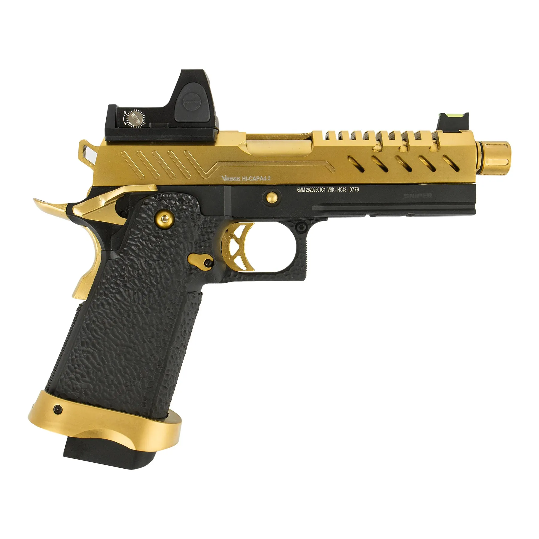 Vorsk Hi-Capa 4.3 BDS Gold GBB Softair Pistole