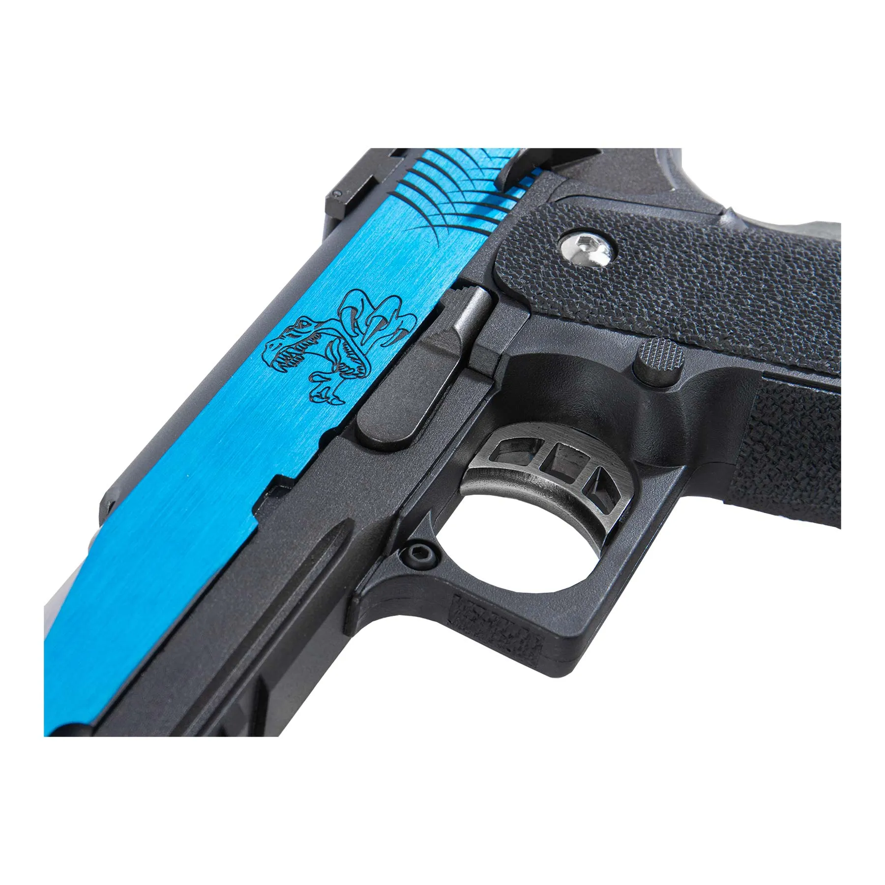 WE Hi-Capa 6 T-Rex Customs Blue GBB Softair Pistole