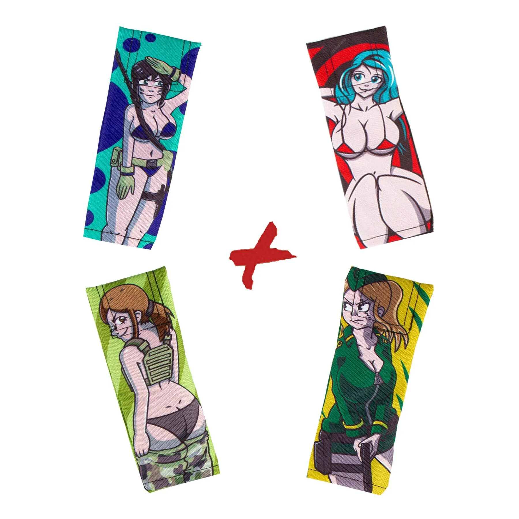 4 er Set Sniper Laufsocke, 17x7,5cm, Ultimate Girls
