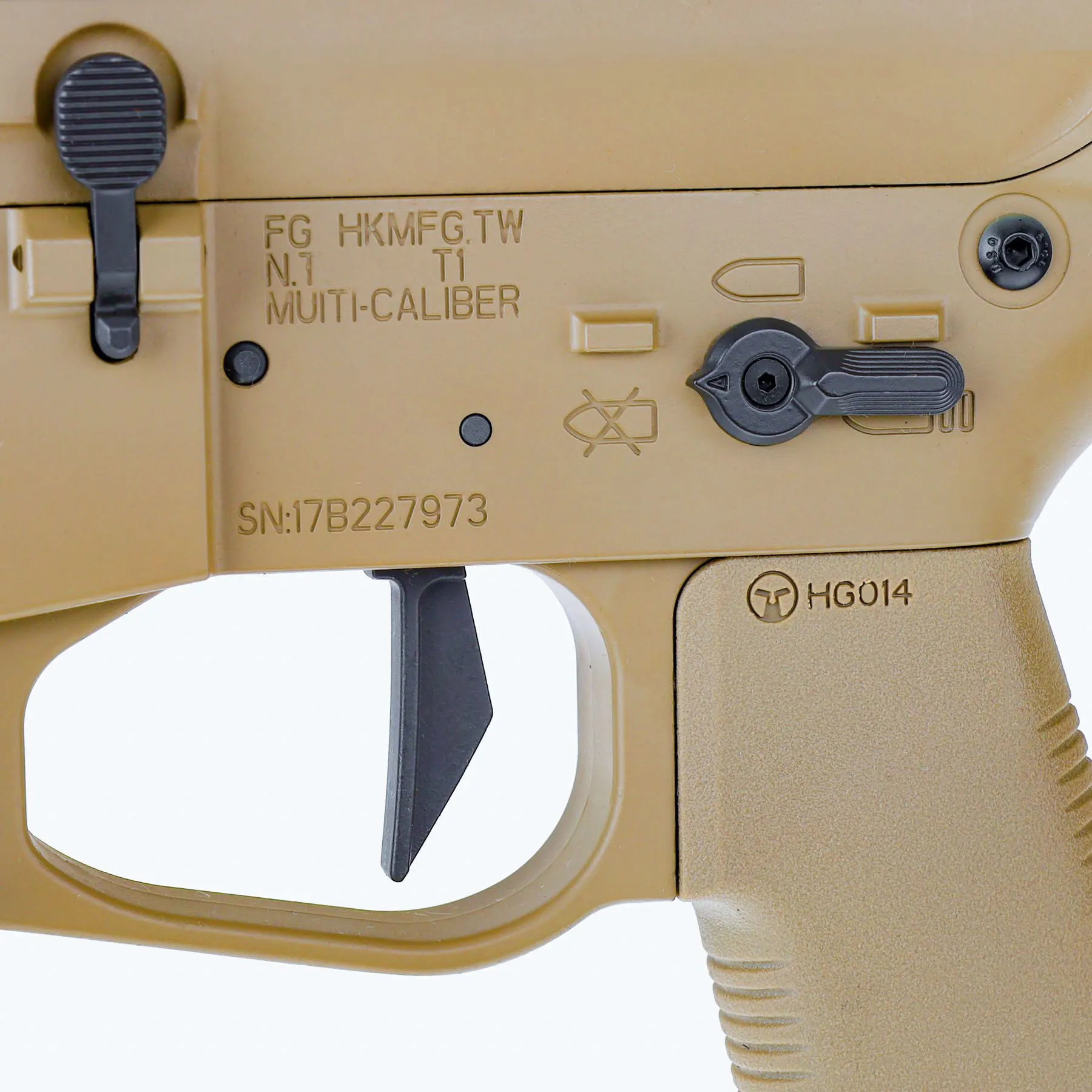 Ares M45X EFCS (S)AEG Softair Gewehr, Dark Earth