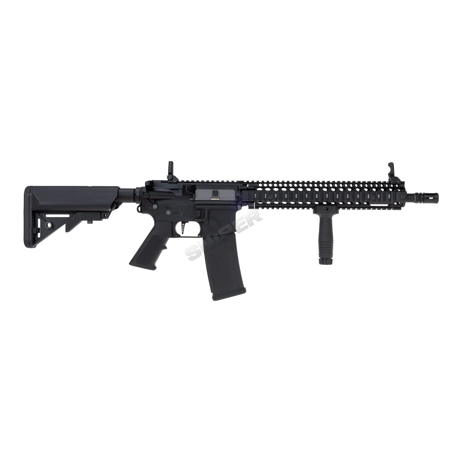 SAC X SA-E26 Edge Daniel Defense MK18 (S)AEG, Black