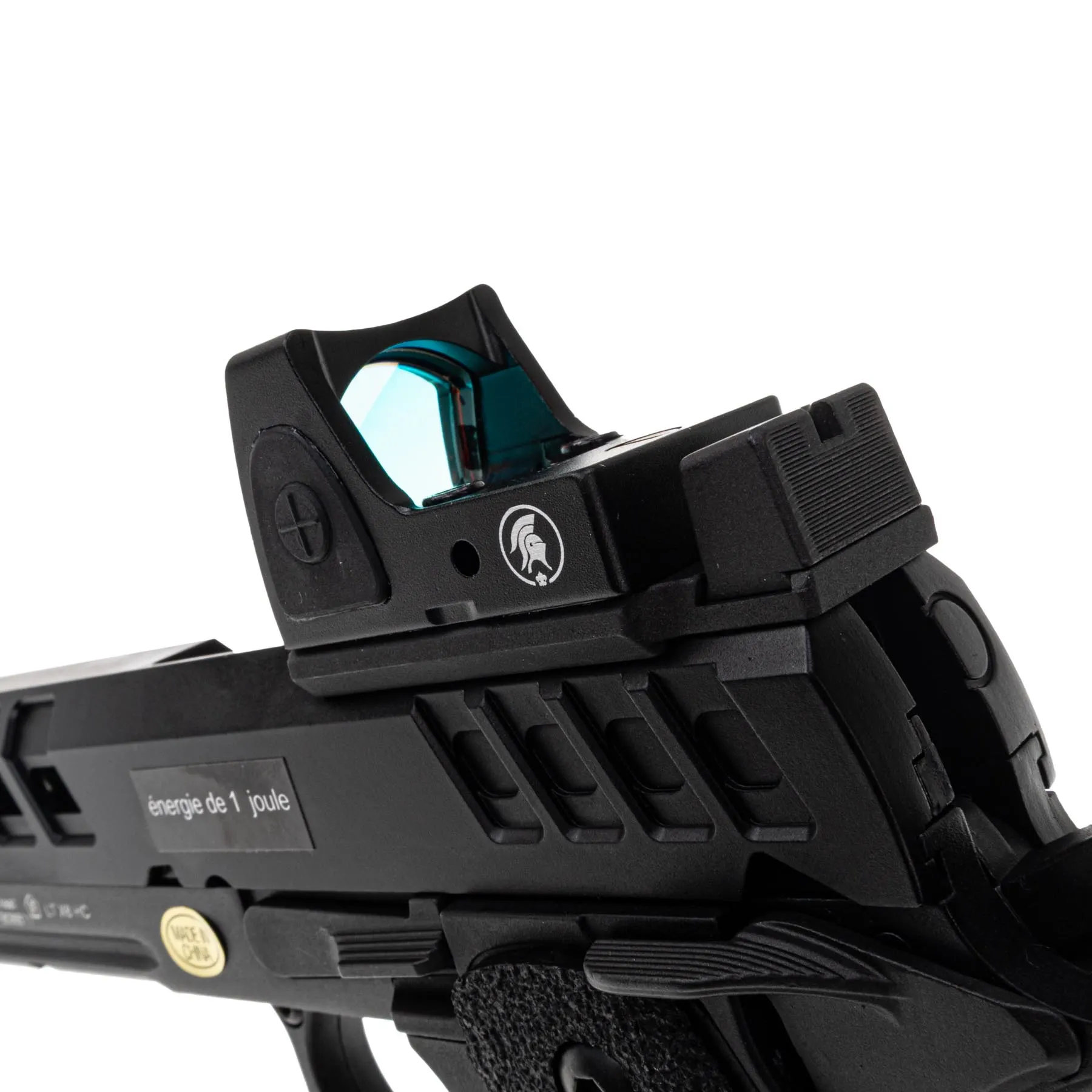 Lancer Tactical Heracles RMR Hi-Capa GBB Softairpistole, Black