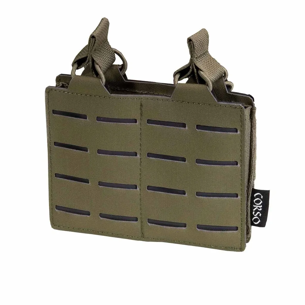 Corso Tactical Double Mag-Pouch Dagger MK1 für M4, Ranger Green