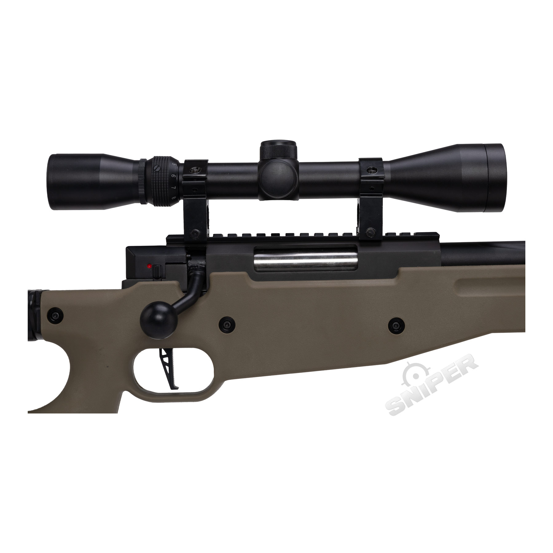 Specna Arms SA-S14 Scharfschützengewehr w/ Scope & Bipod, Tan