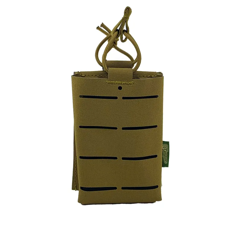 Conquer Laser-Cut Rifle Mag Pouch, Coyote
