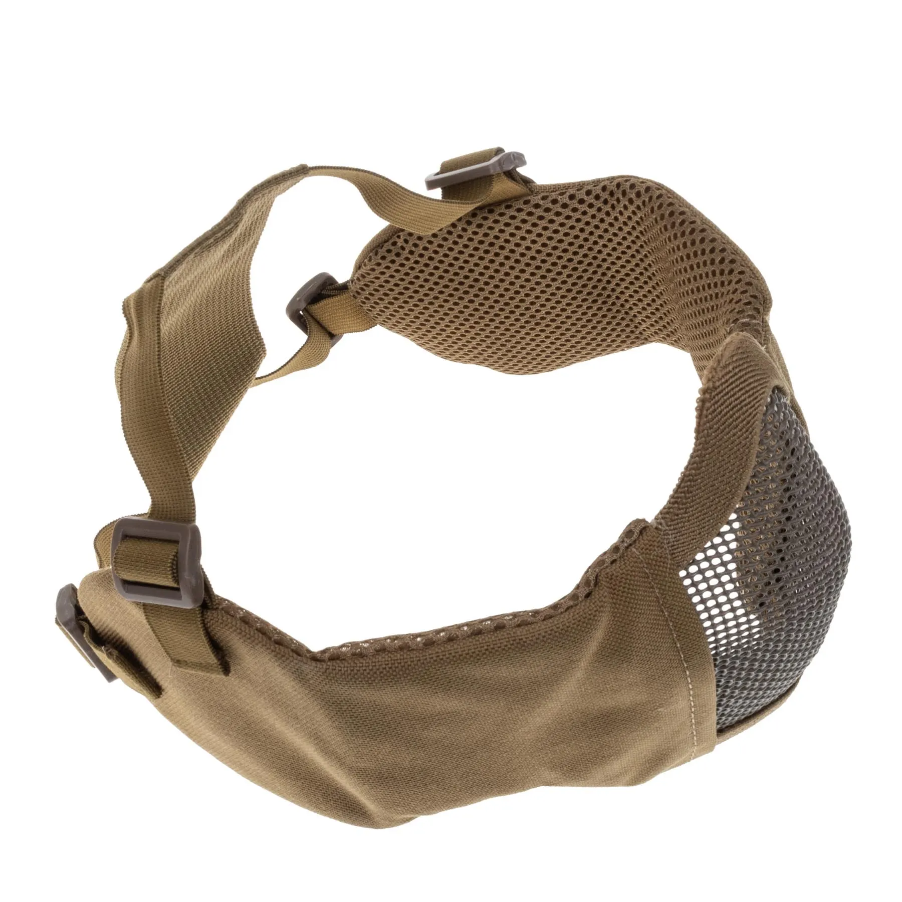 Reapo Mesh Face Mask w/ Soft Ear Protection, Tan
