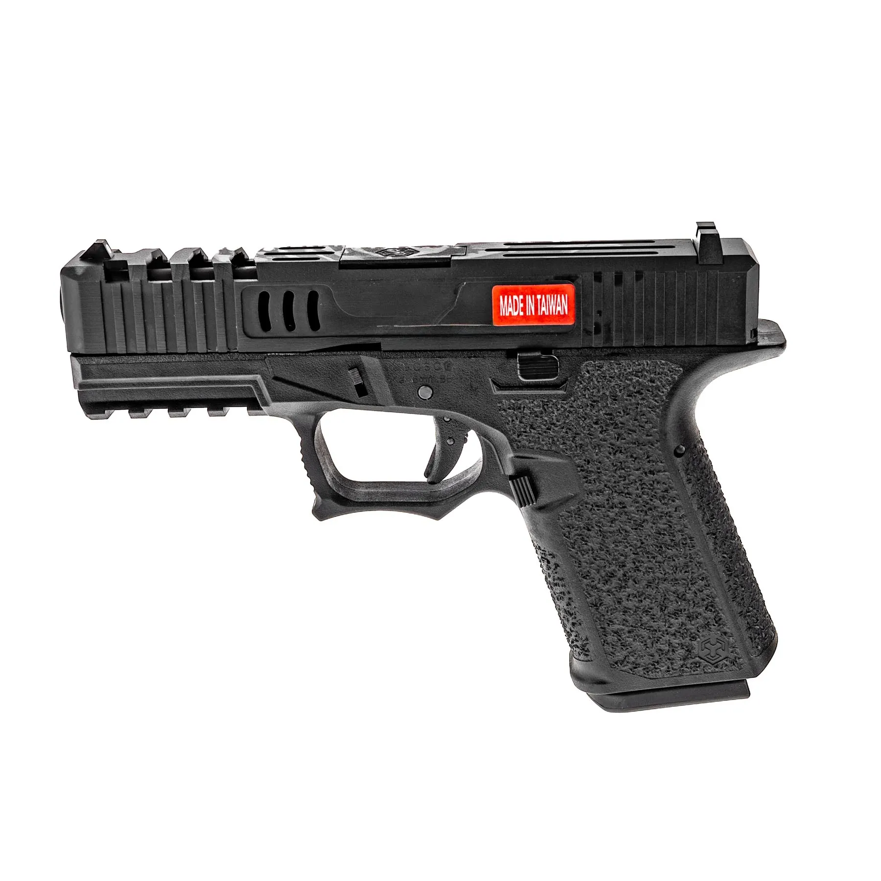 AW Custom VX9 Mod.2 GBB Softair Pistole, Black AW Custom VX9 Mod.2 GBB Softair Pistole, Black