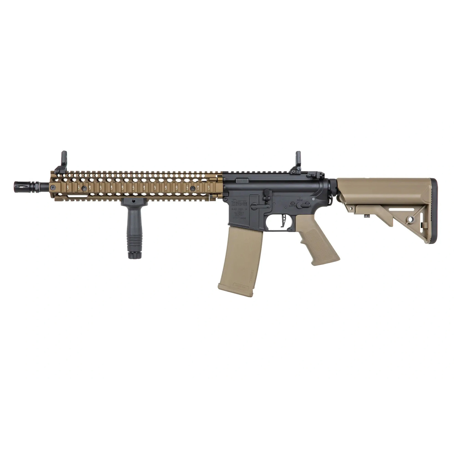 Specna Arms SA-P26 Prime Daniel Defense MK18 w/ Aster ETU (S)AEG, Chaos Bronze