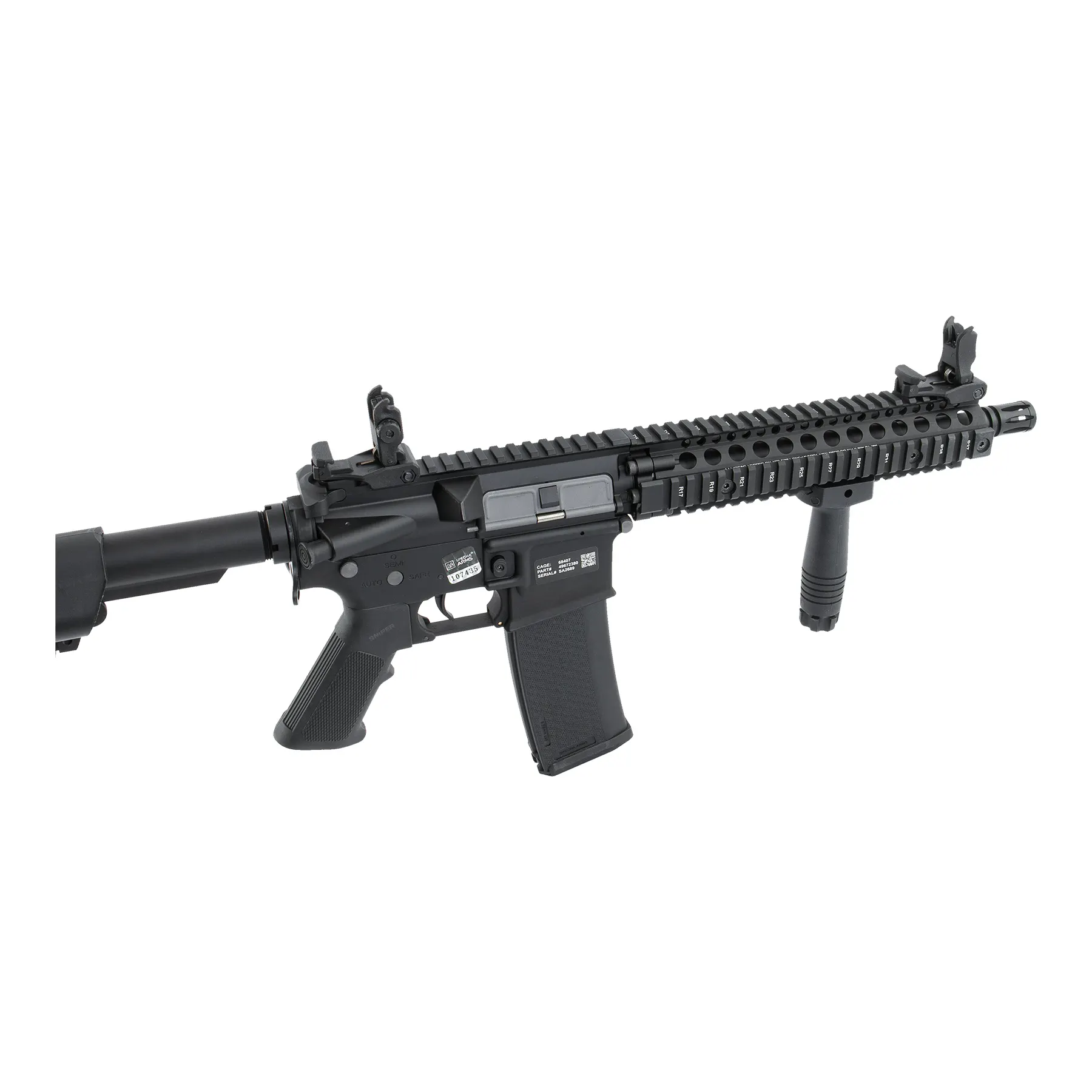 SA-E19 Edge Daniel Defense MK18 (S)AEG, Black SA-E19 Edge Daniel Defense MK18 < 0,5 Joule Softair Gewehr, Black