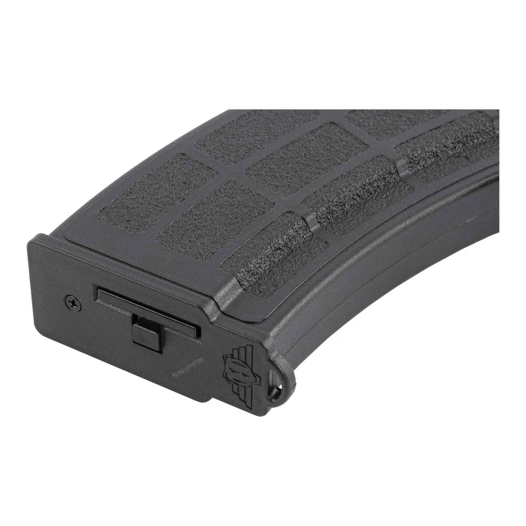 Tactical Mid cap AK Magazin, 200rds, Black