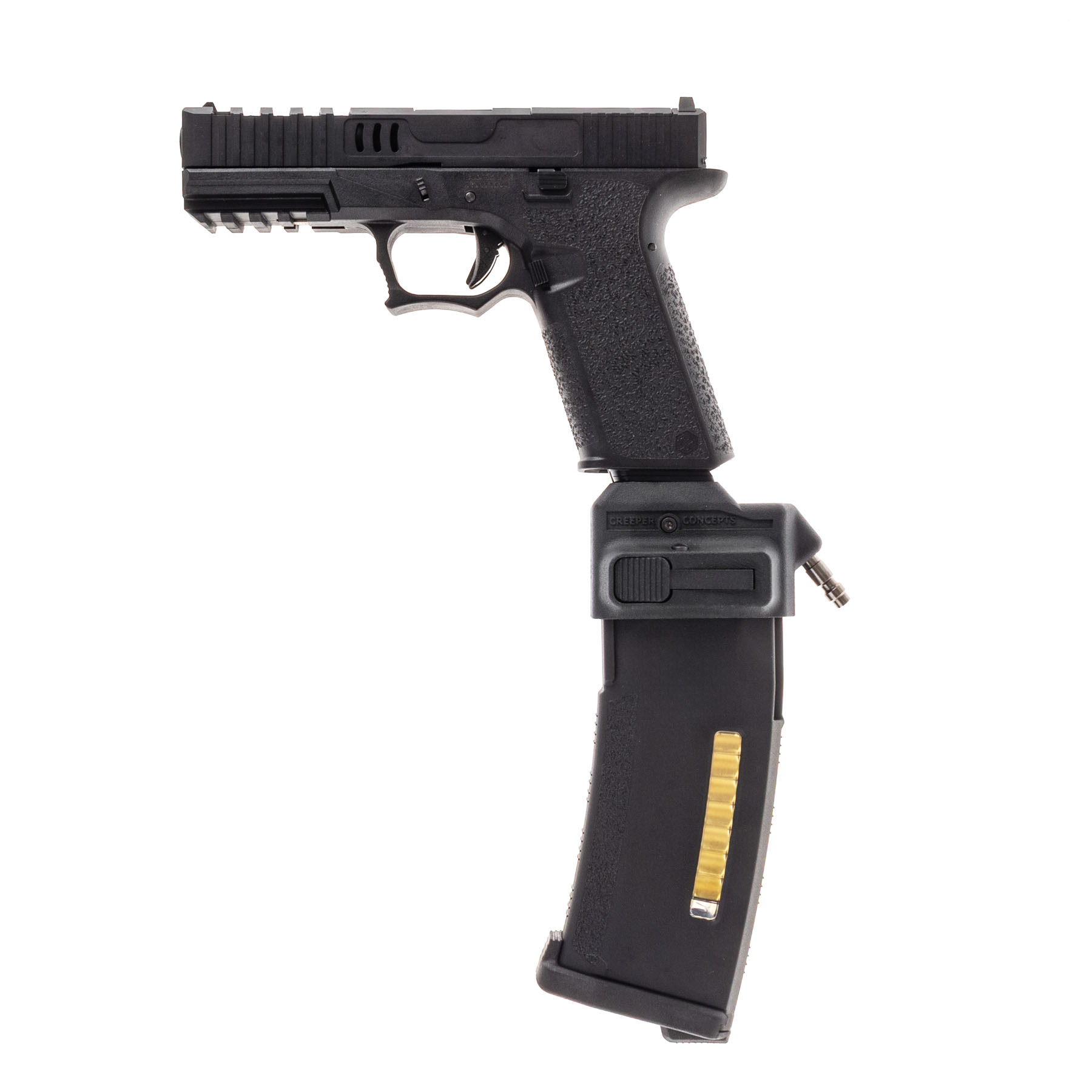 SAC x AW Custom VX7 Mod.2 Precut HPA Softair Pistole, Black