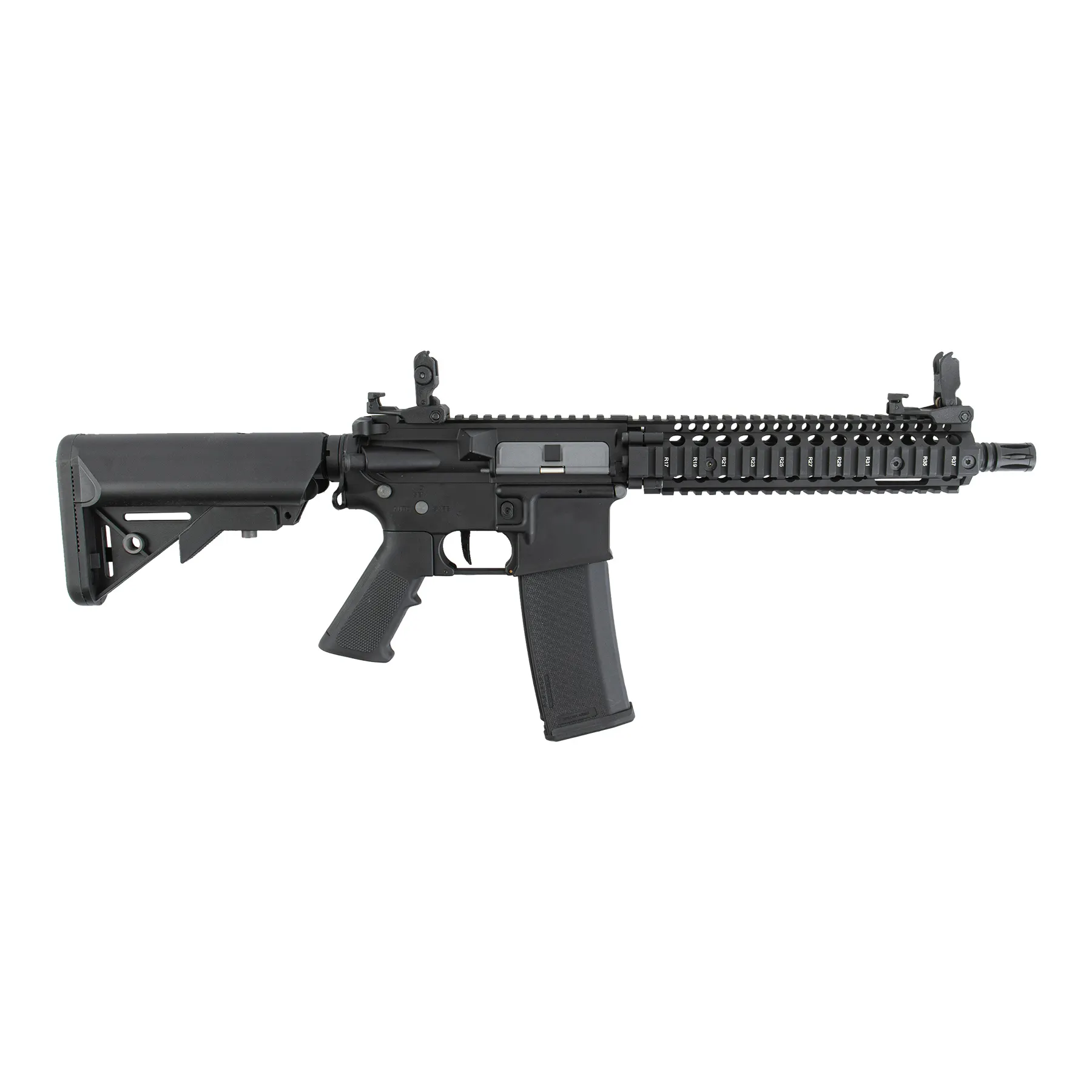 SAC x SA-E19 Edge Daniel Defense MK18 (S)AEG, Black