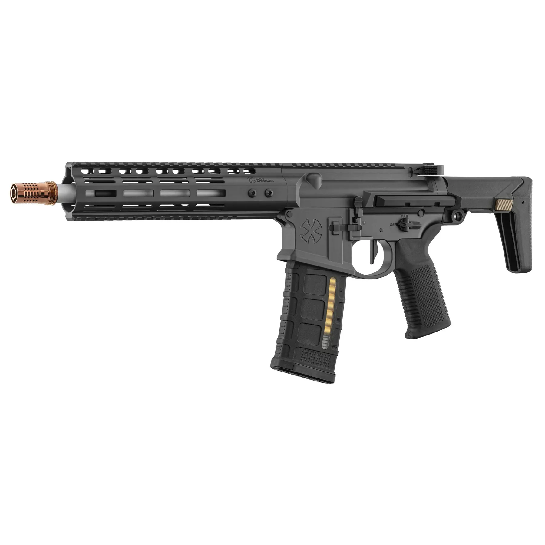 EMG Noveske MWS Ghetto Blaster 9" GBB, Grey EMG Noveske MWS Ghetto Blaster 9" GBB, Grey