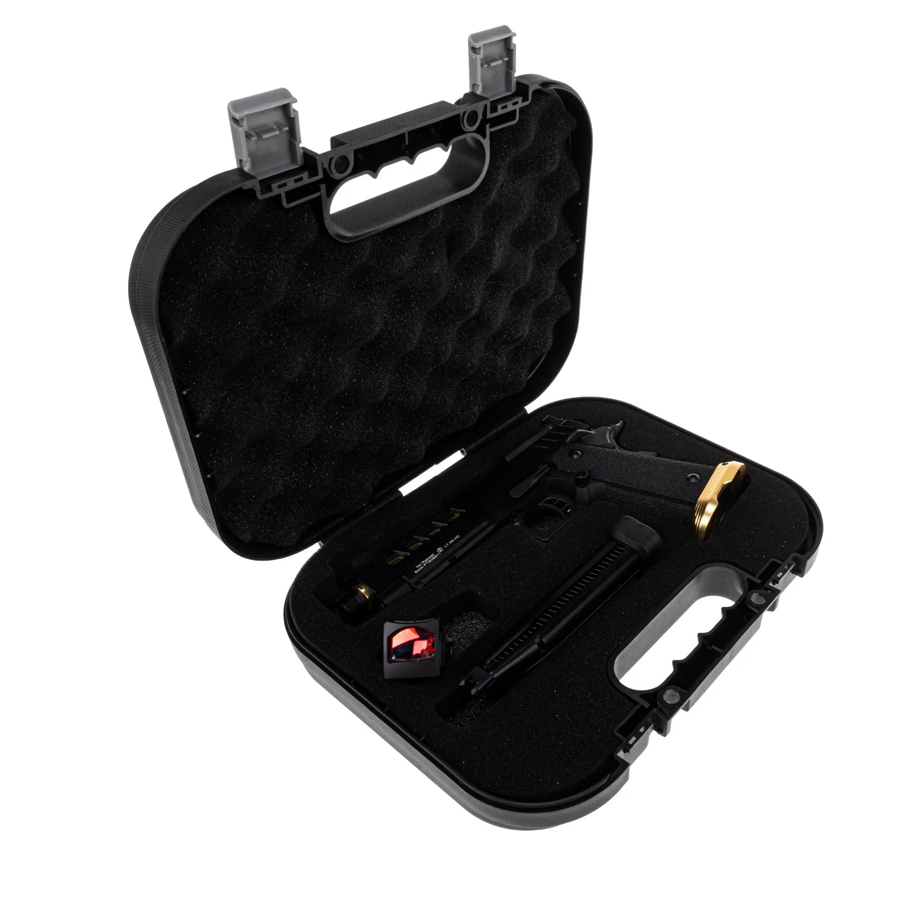 Lancer Tactical Heracles RMR Hi-Capa GBB Softairpistole, Black & Gold