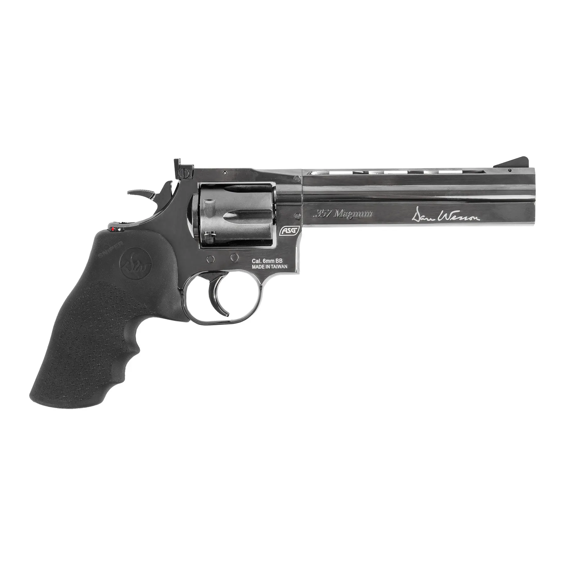 Revolver Dan Wesson 715 6" stahl grau CO²
