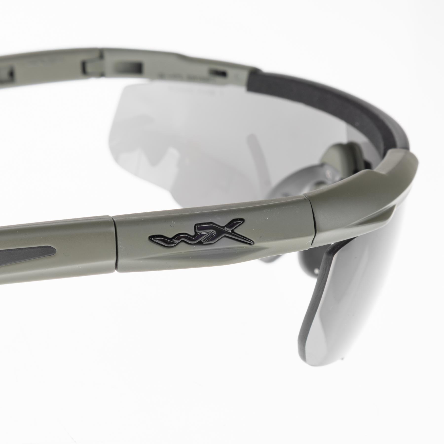 WileyX Saber Advanced OD Frame Goggles, Grey/Clear/Light Rust Lens