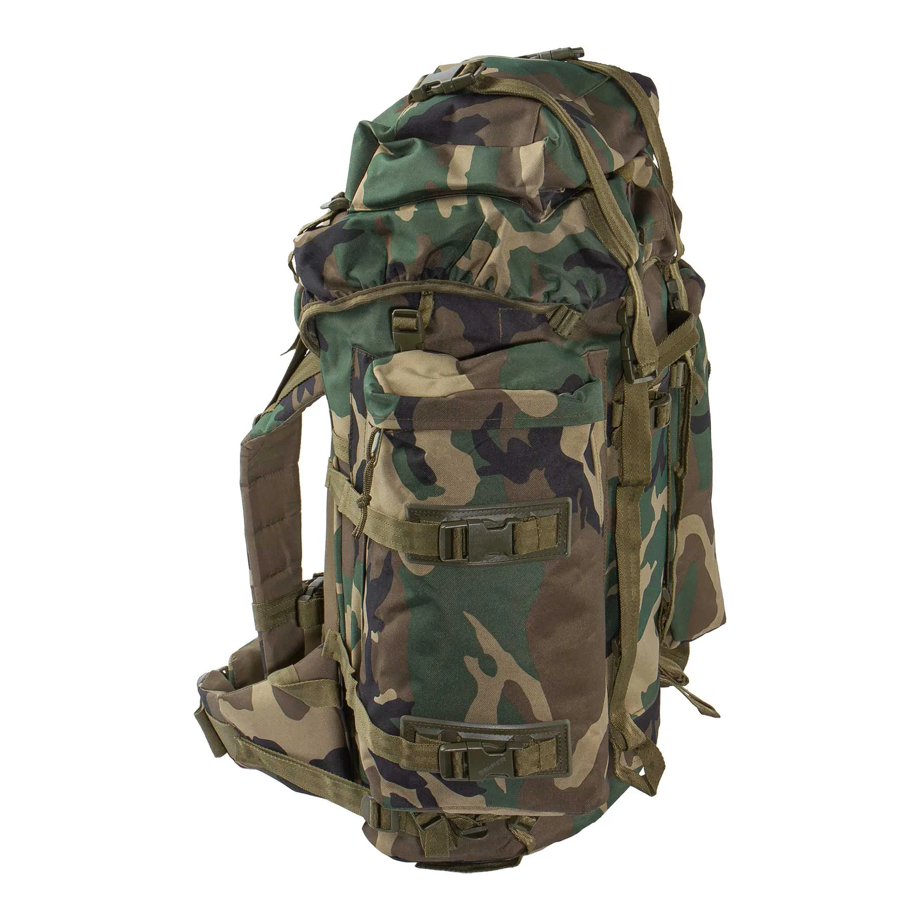 Backpack Commando Rucksack 70l + 16l, Woodland
