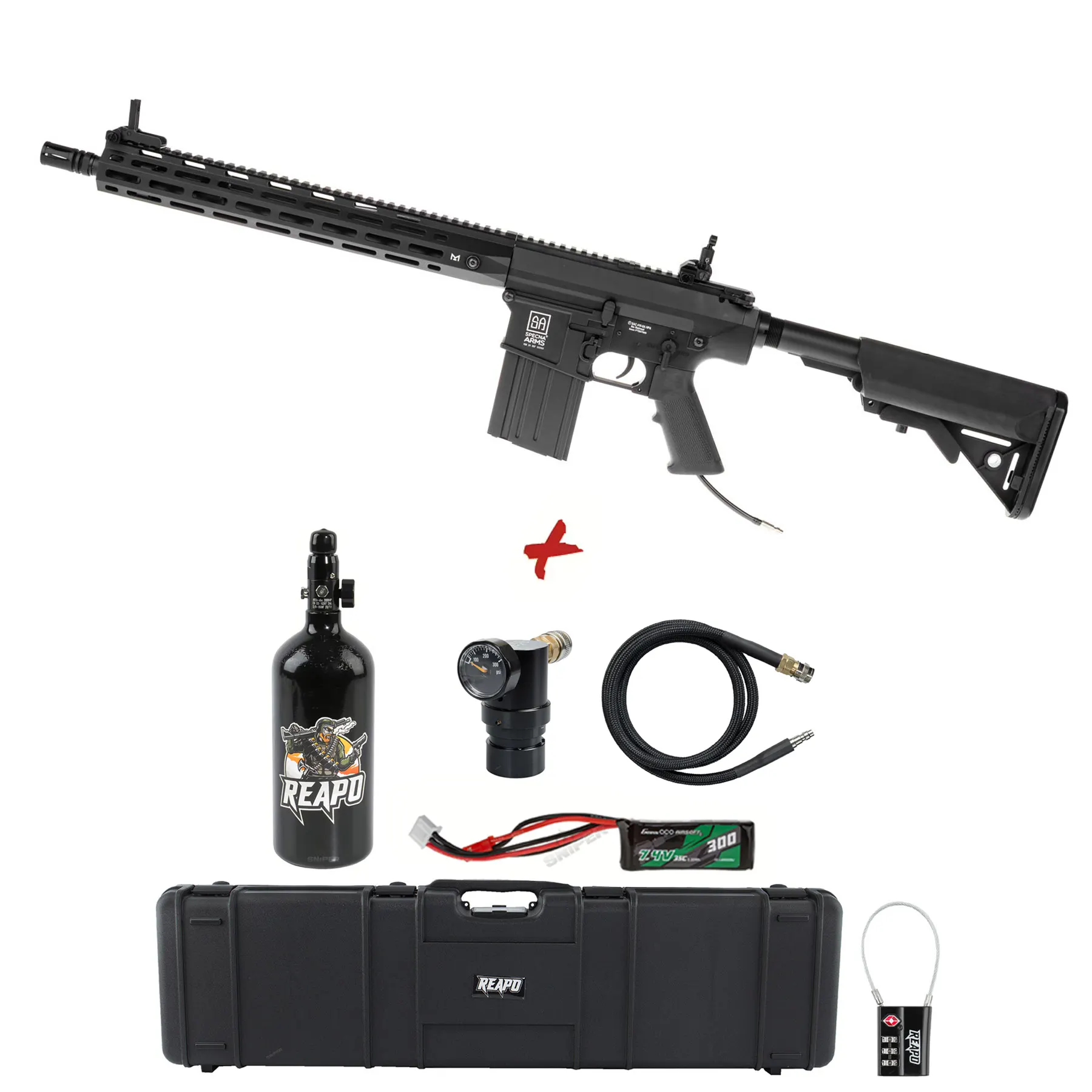 HPA Deal #1 - SAC x Wolverine SA-E35 DMR Rifle HPA, Black