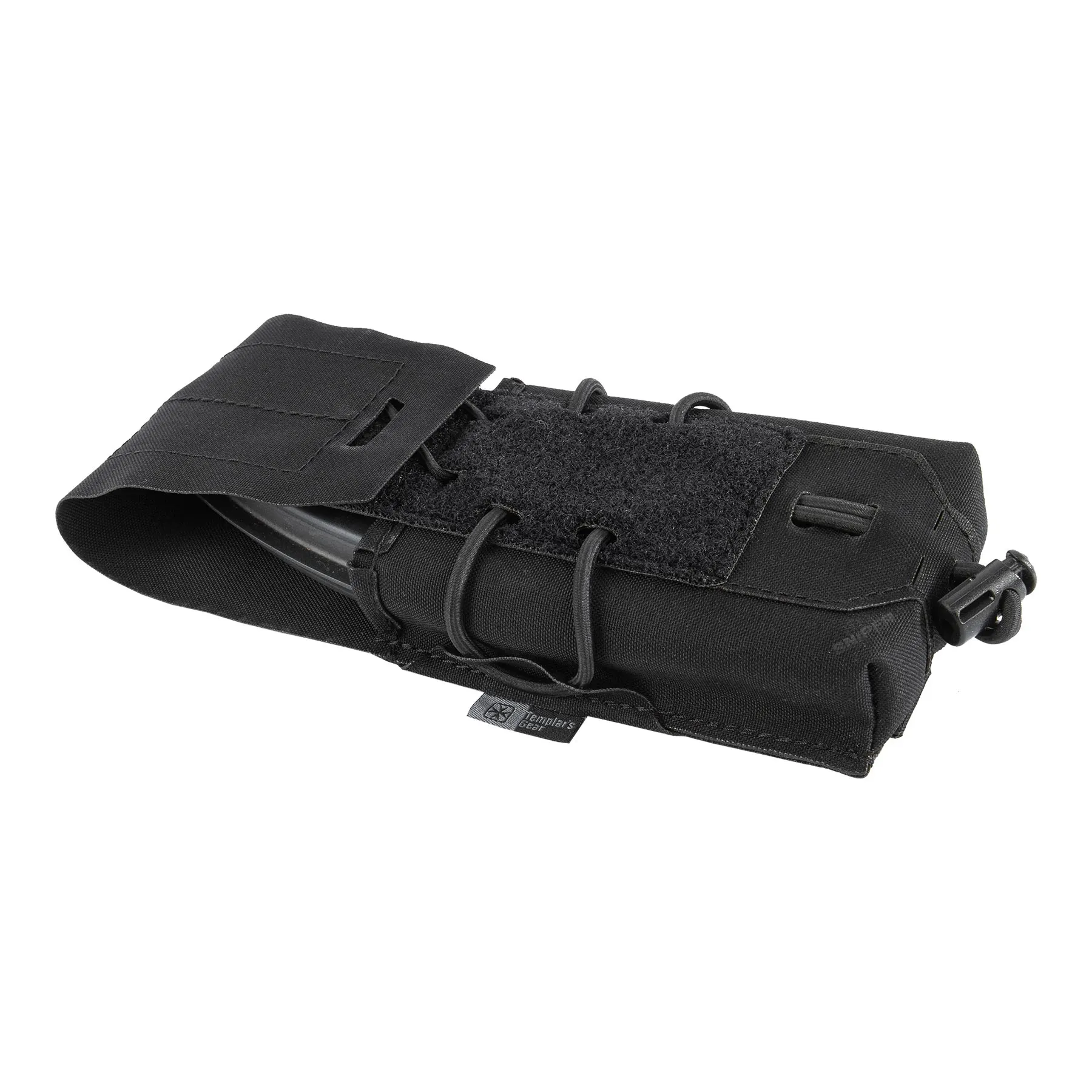 Shingle 308 Pouch with Flap, Black