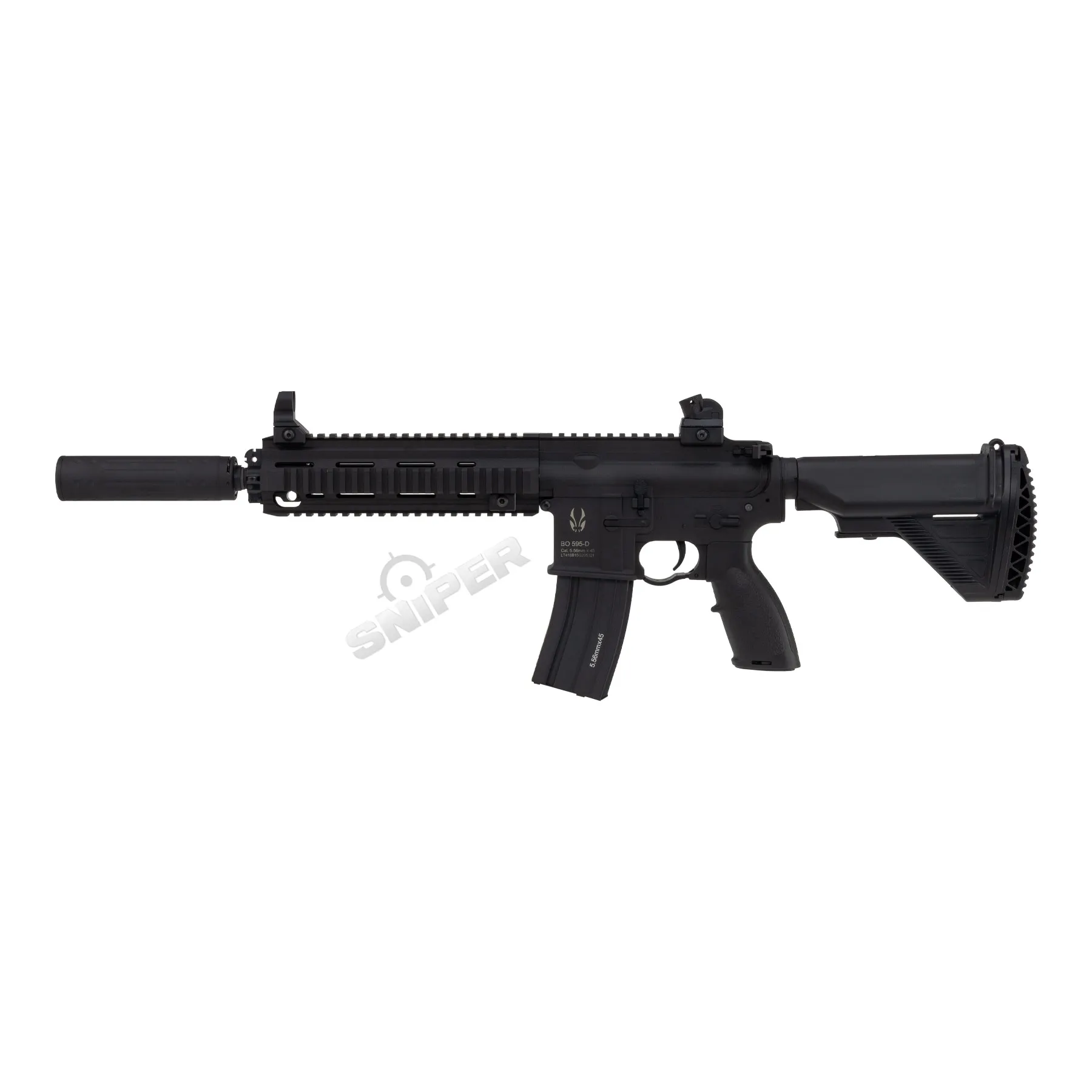 Einsteiger Set #1 - BO Delta 595 Polymer 11" w/ Nebula ETU + Silencer Pack Noir BO Delta 595 Polymer 11" w/ Nebula ETU + Silencer Pack Noir
