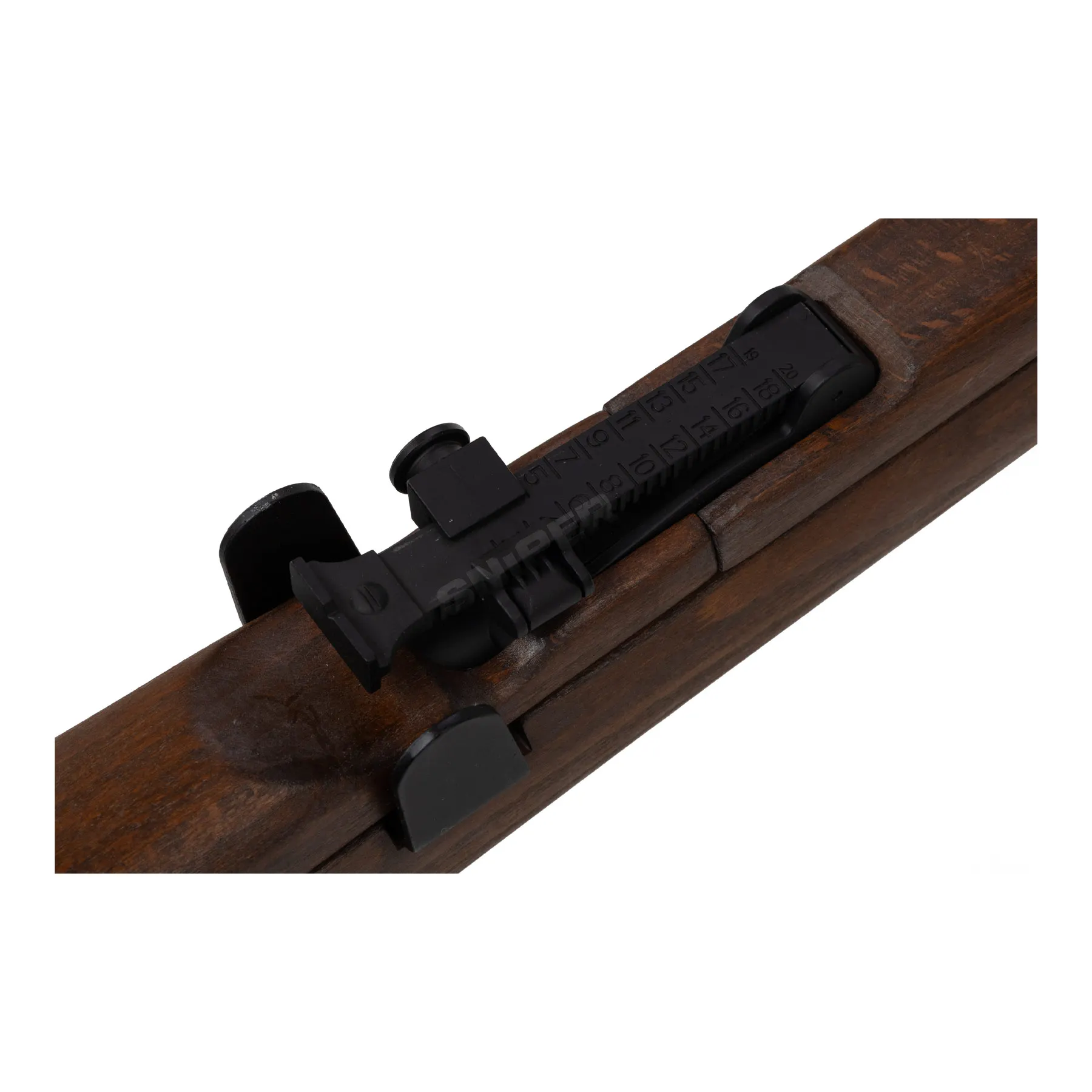 Double Bell Lee Enfield No.1 MK III Scharfschützengewehr, Real Wood