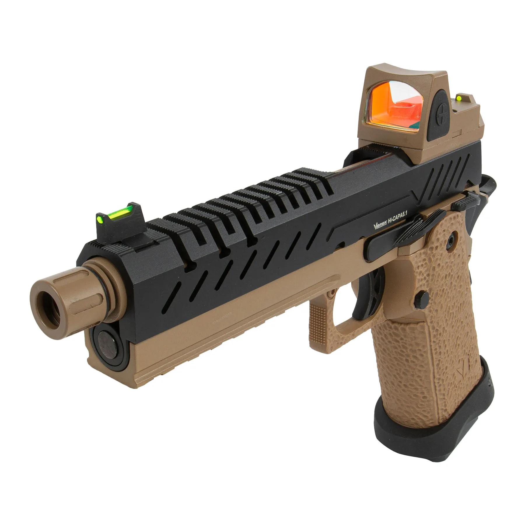 Vorsk Hi-Capa 5.1 BDS Tan/Black GBB Softair