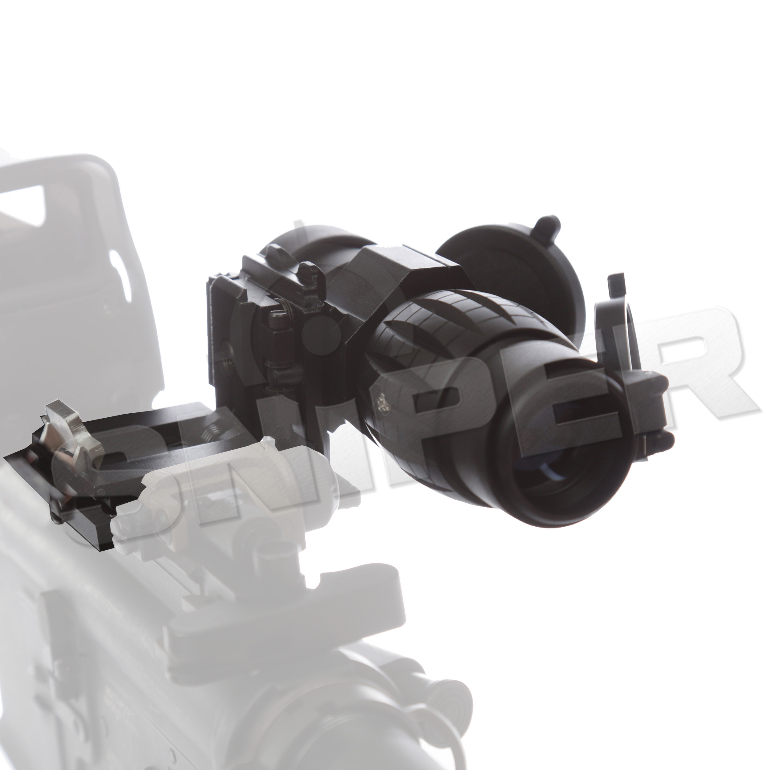 4x FXD Magnifier QD-Mount, Black