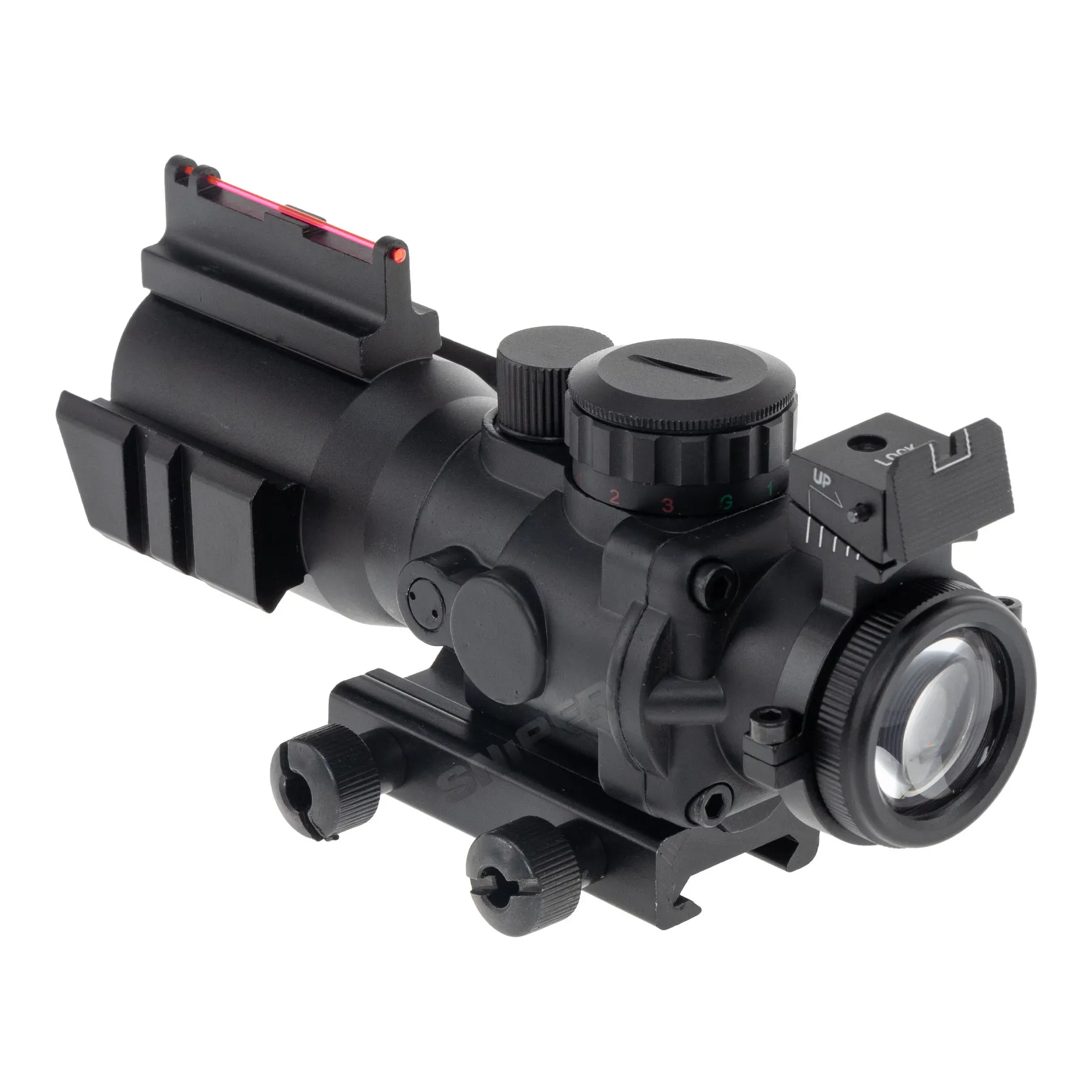 Reapo 4x32 Red Dot Scope, Black