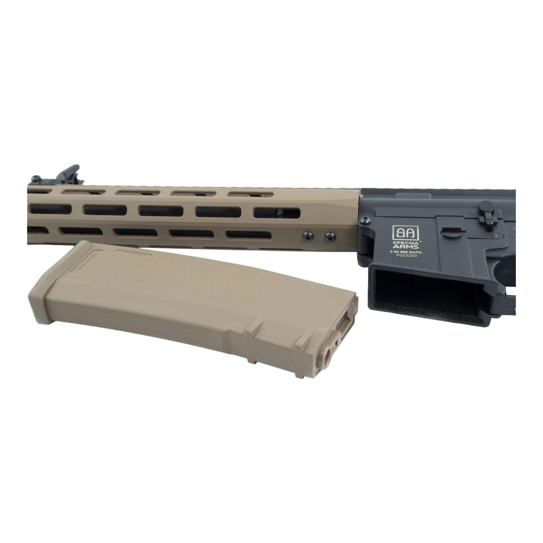 Specna Arms SA-F03 Flex < 0,5 Joule Softair Gewehr, Half-Tan