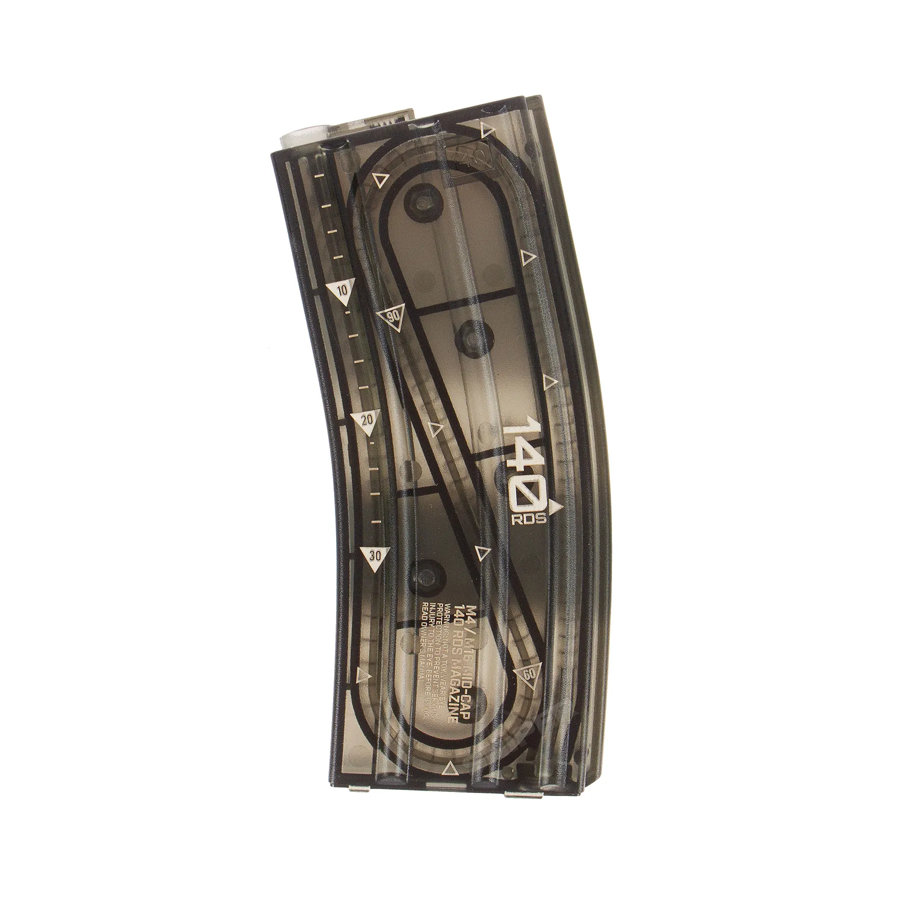 M4 Magazin Mid Cap, 140rds Transparent M4 Magazin Mid Cap, 140rds Transparent