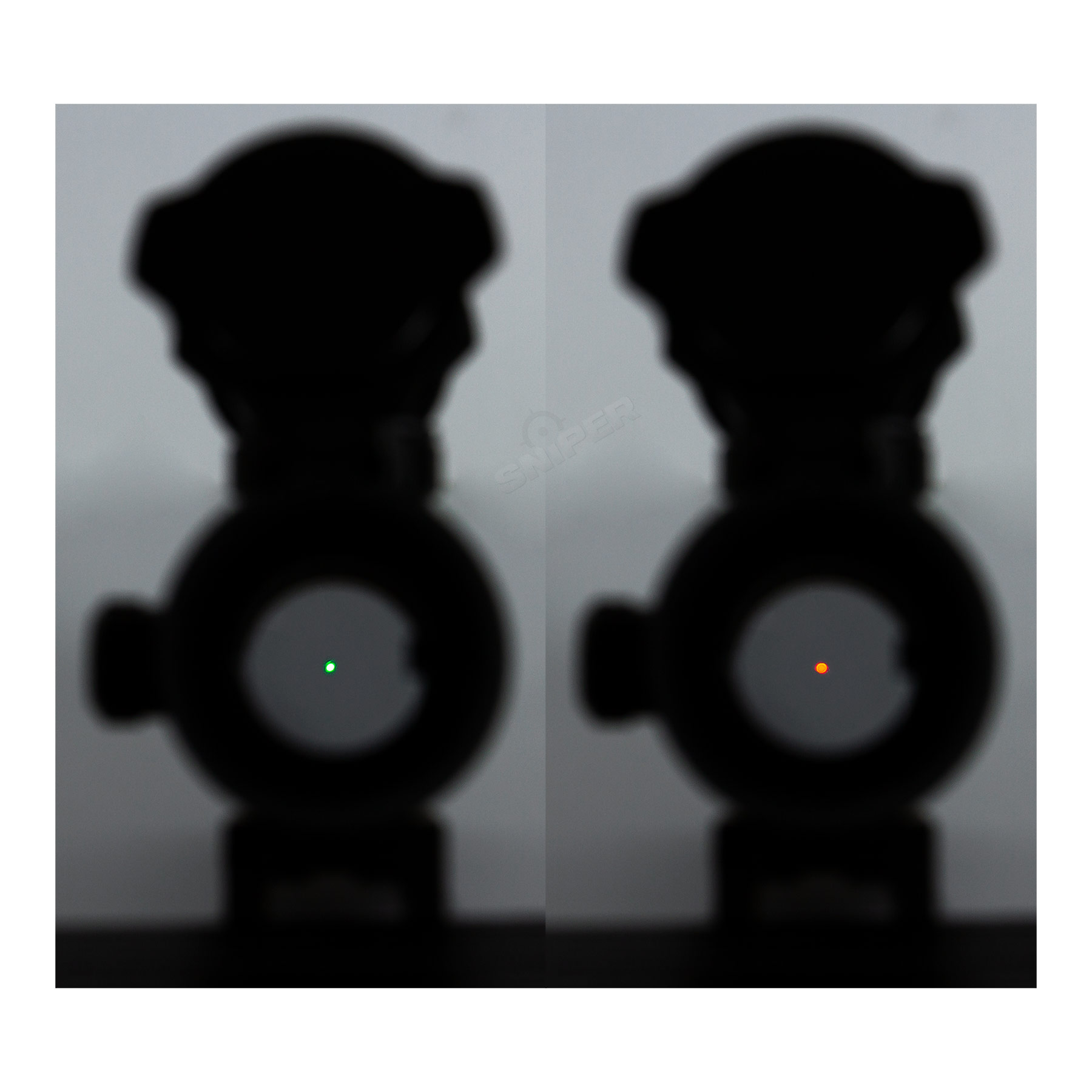 Red Dot Visier, Red/Green